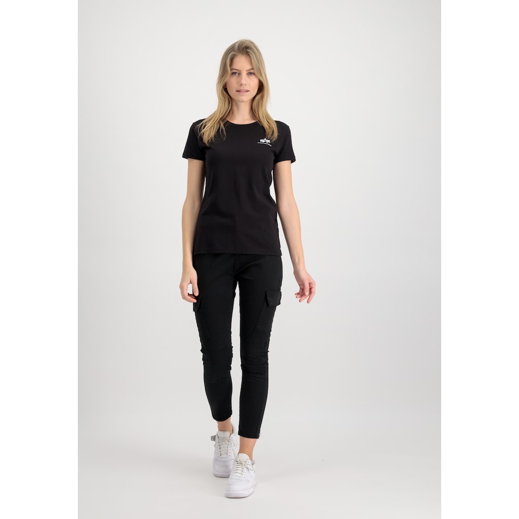 Alpha Industries T-Shirt »ALPHA INDUSTRIES Women - T-Shirts Basic T Small Logo Wmn«