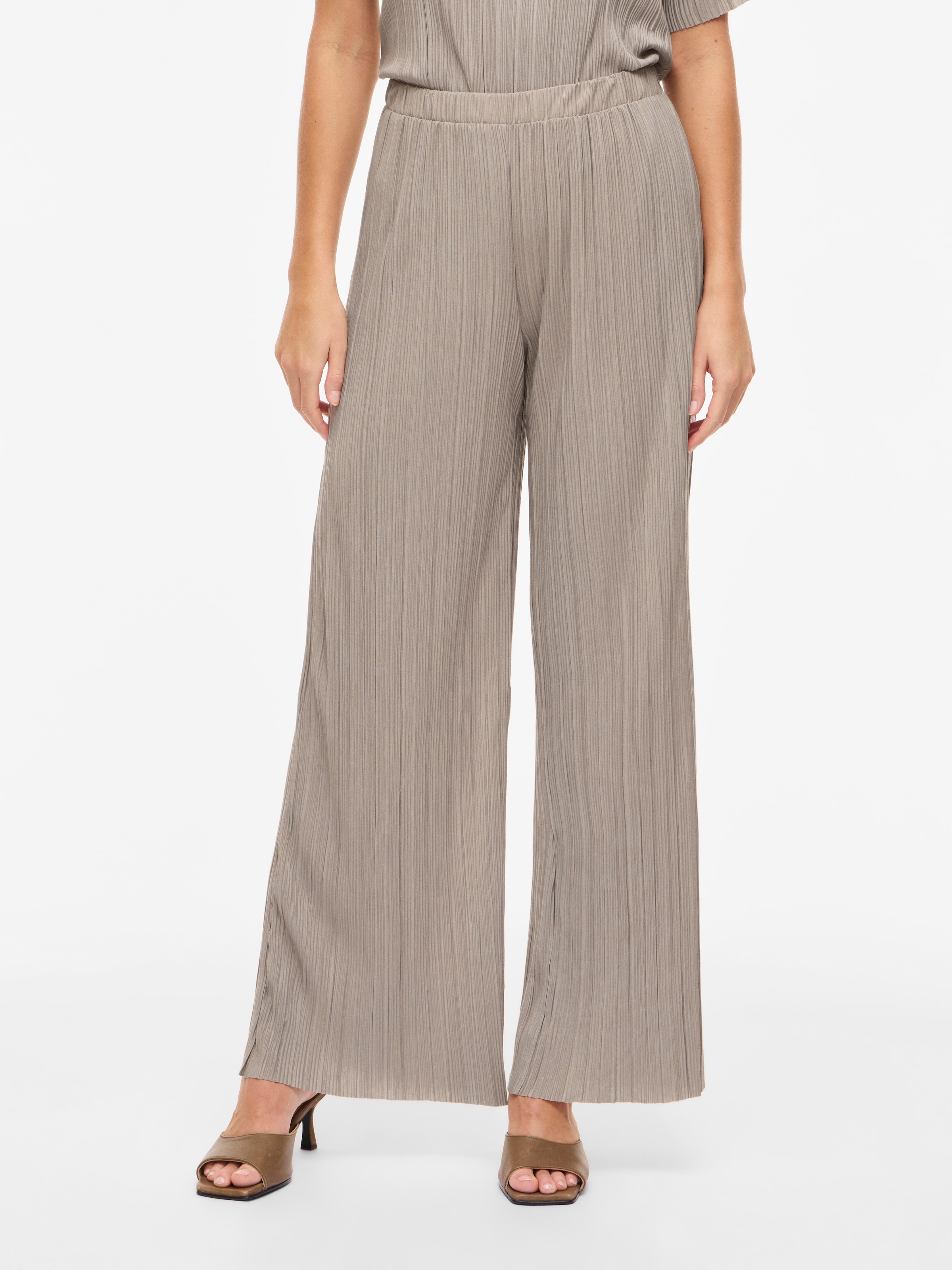 Vila Schlupfhose »VIPLISA HW LOOSE PANTS - NOOS«  Sommerhose, plissierte Optik