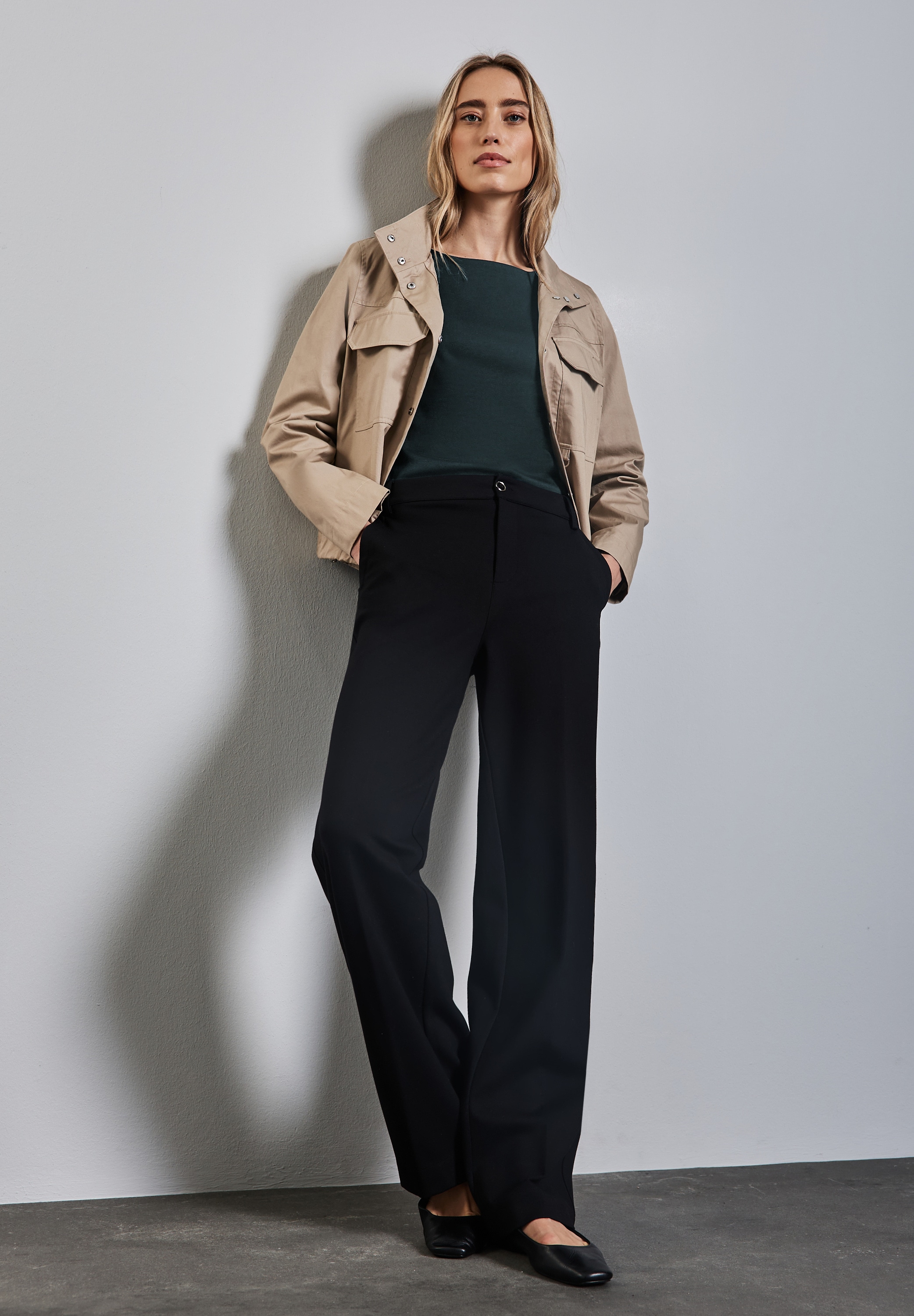 STREET ONE T-Shirt »Style Lanea«, mit U-Boot Ausschnitt