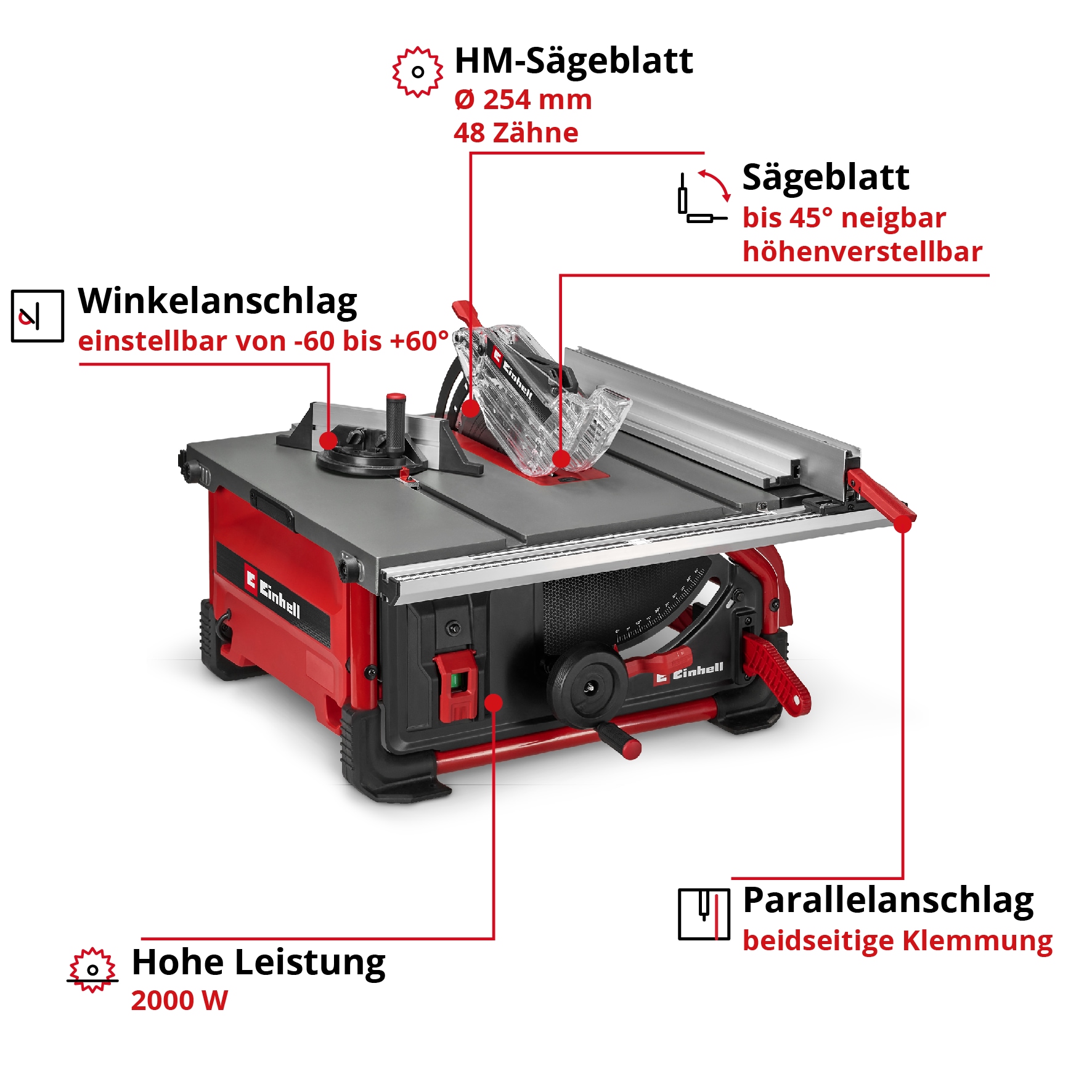 Einhell Tischkreissäge »TE-TS 10 T«