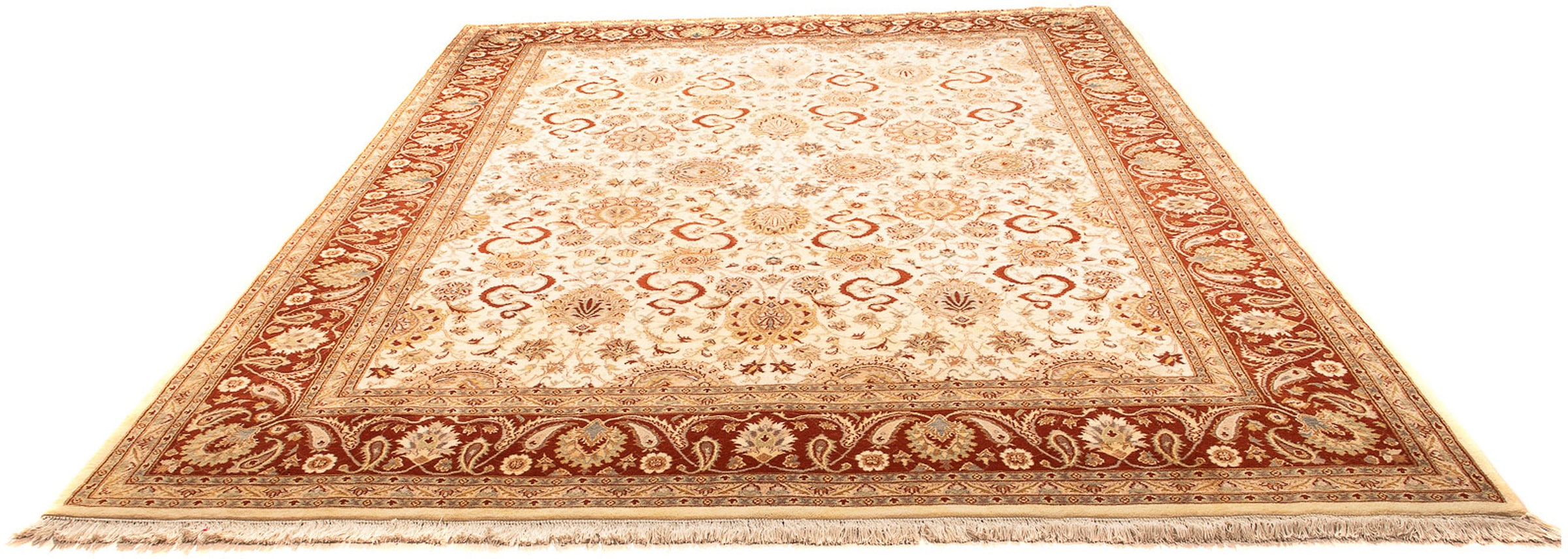 morgenland Orientteppich »Täbriz - 315 x 247 cm - beige«, rechteckig, Wohnz günstig online kaufen
