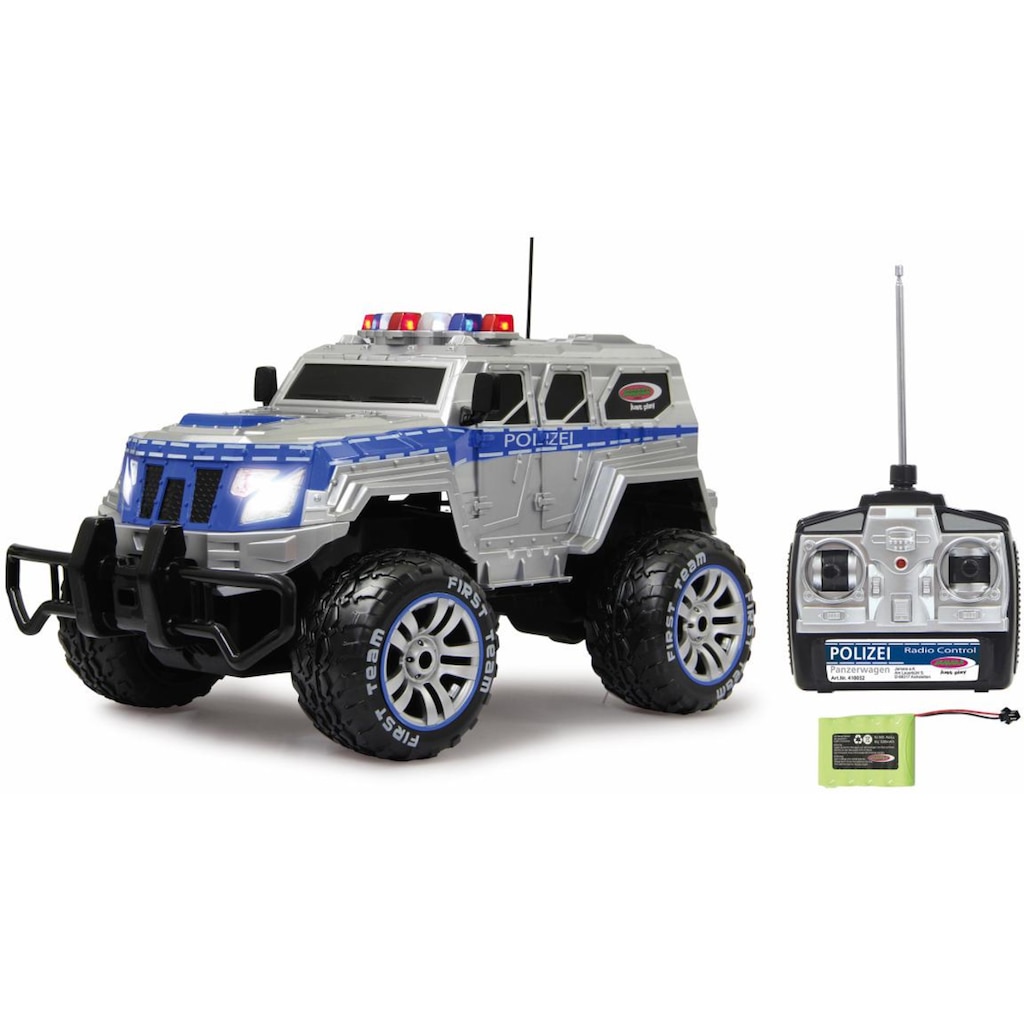 Jamara RC-Monstertruck »Polizei Panzerwagen«, (Set, Komplettset)