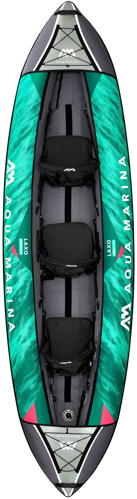 Aqua Marina Schlauchboot, (Set, 9 St., mit 2 Paddeln und Luftpumpe), Komplett Set mit Tragerucksack und Fußpumpe
