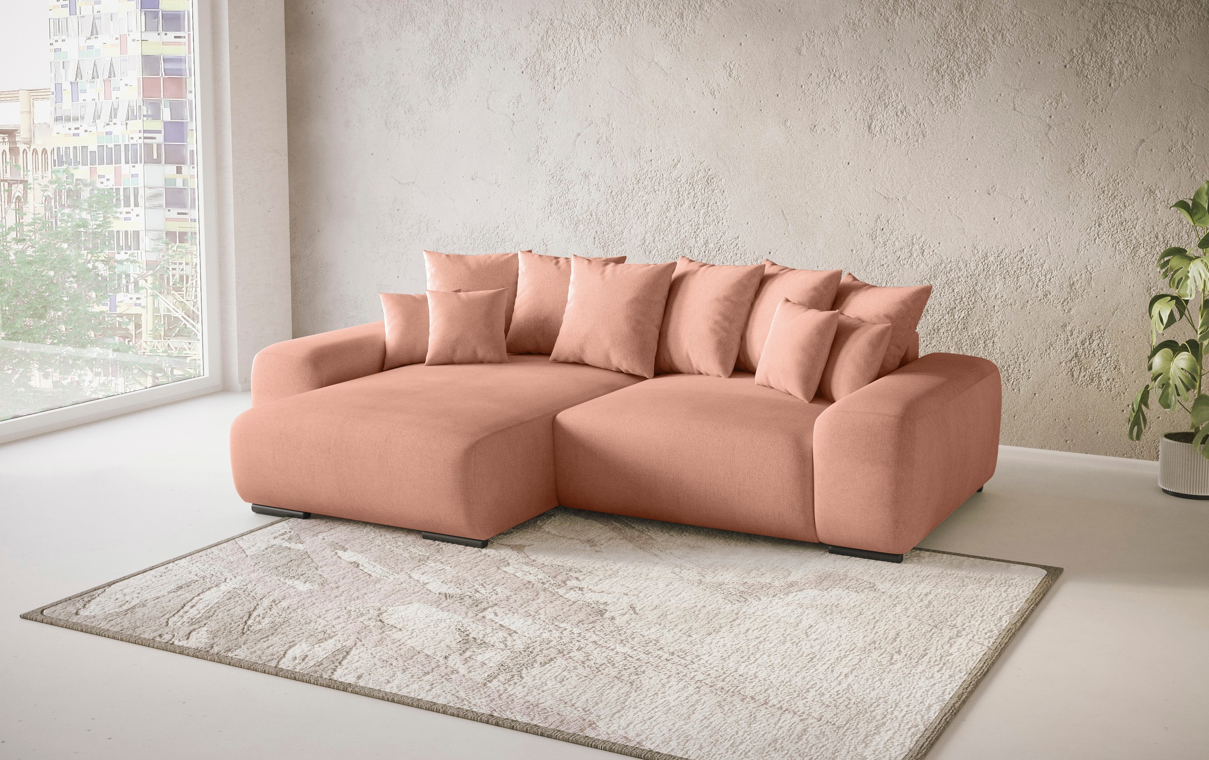 Mr. Couch Polsterecke »Sundance, L-Form«, Dauerschläfer mit Bett, Bettkaste günstig online kaufen