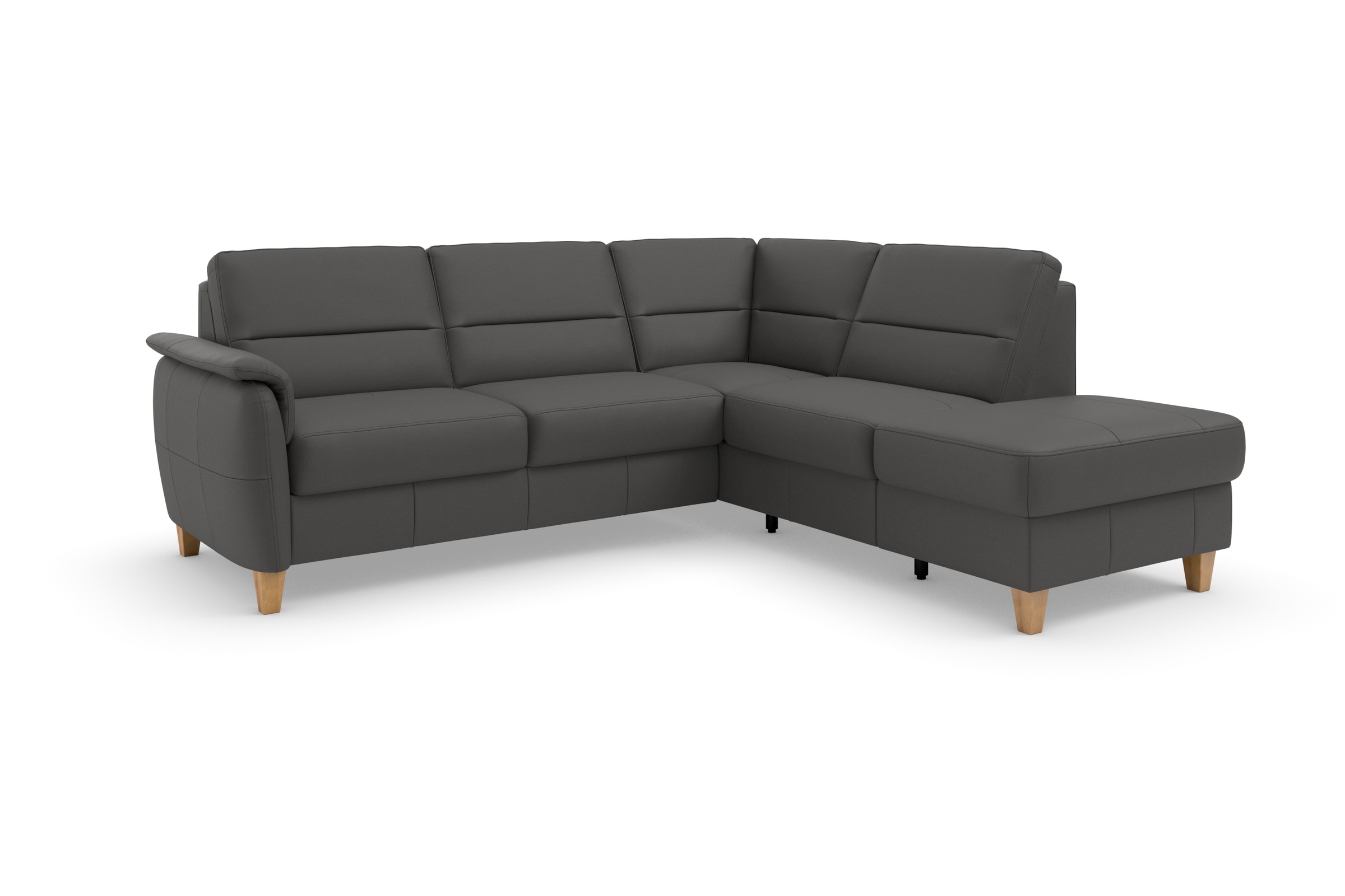 Home affaire Ecksofa »Palmera L-Form«, Federkern, wahlweise mit Bettfunktion und mit/ohne Stauraum