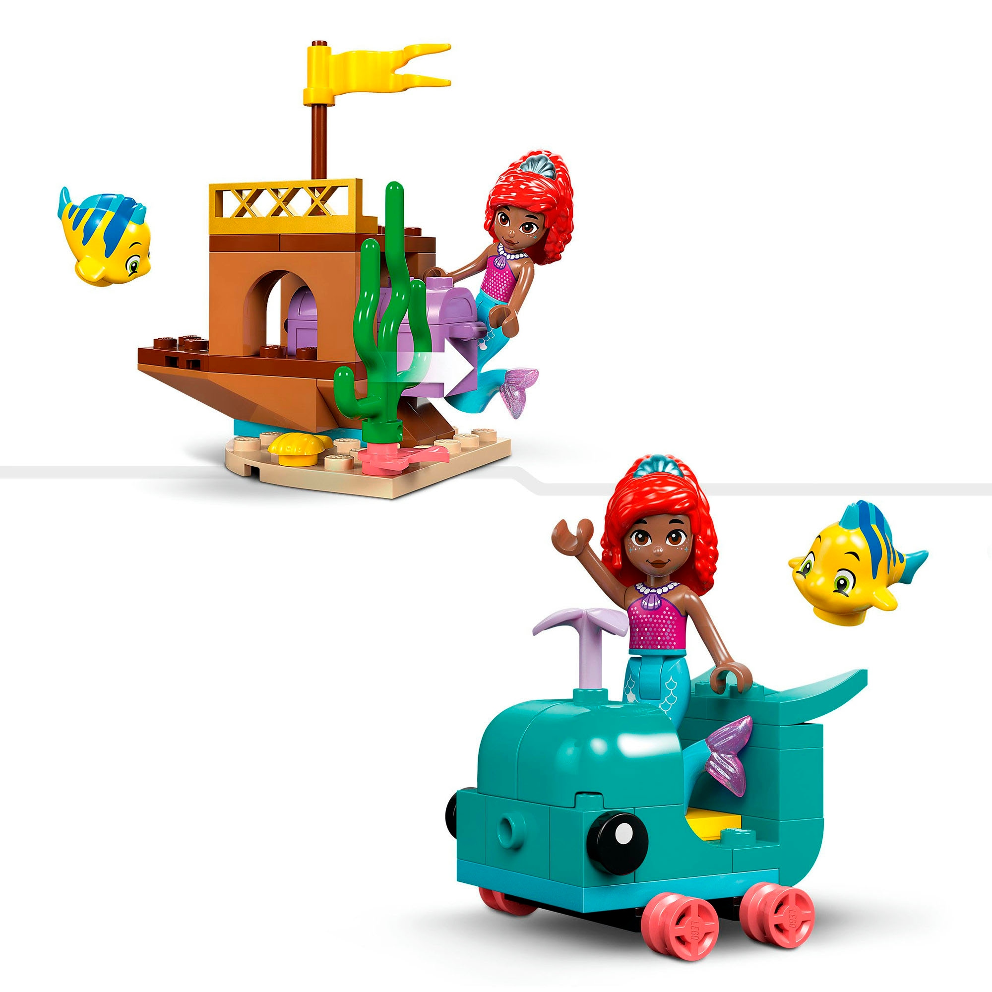 LEGO® Konstruktionsspielsteine »Arielles Kristallhöhle (43254), LEGO Disney Princess«, (141 St.), Made in Europe