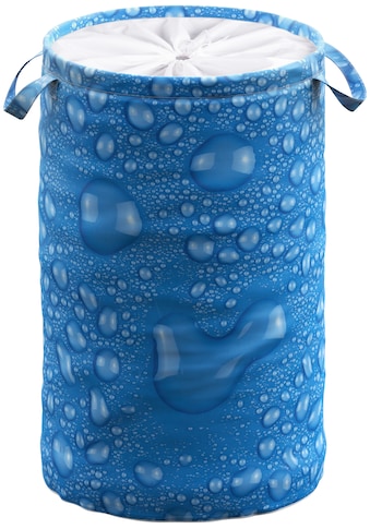 Sanilo Wäschekorb »Tautropfen Blau«, 60 Liter, faltbar, mit Sichtschutz kaufen