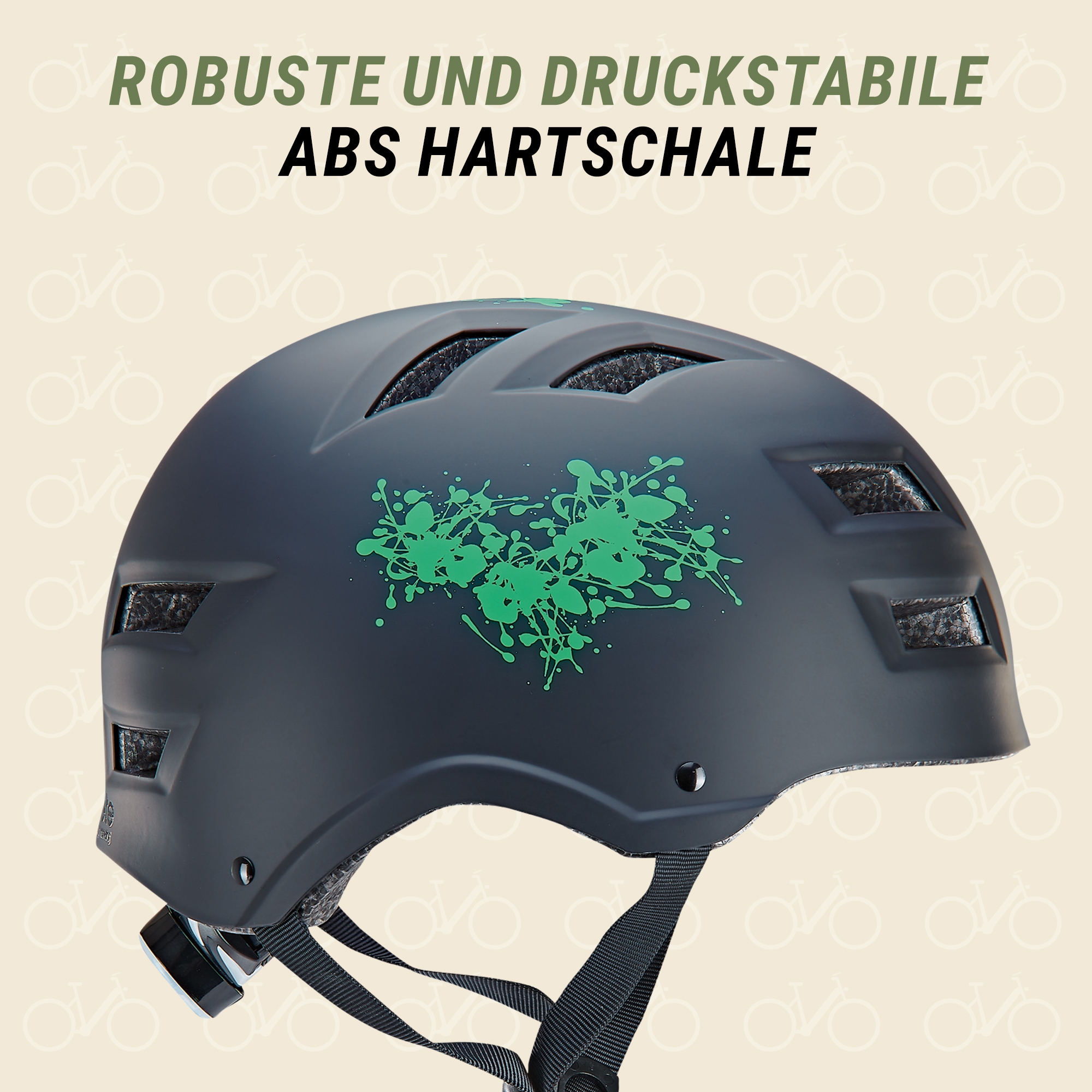 Prophete Fahrradhelm »Fahrradhelm mit LED Licht«