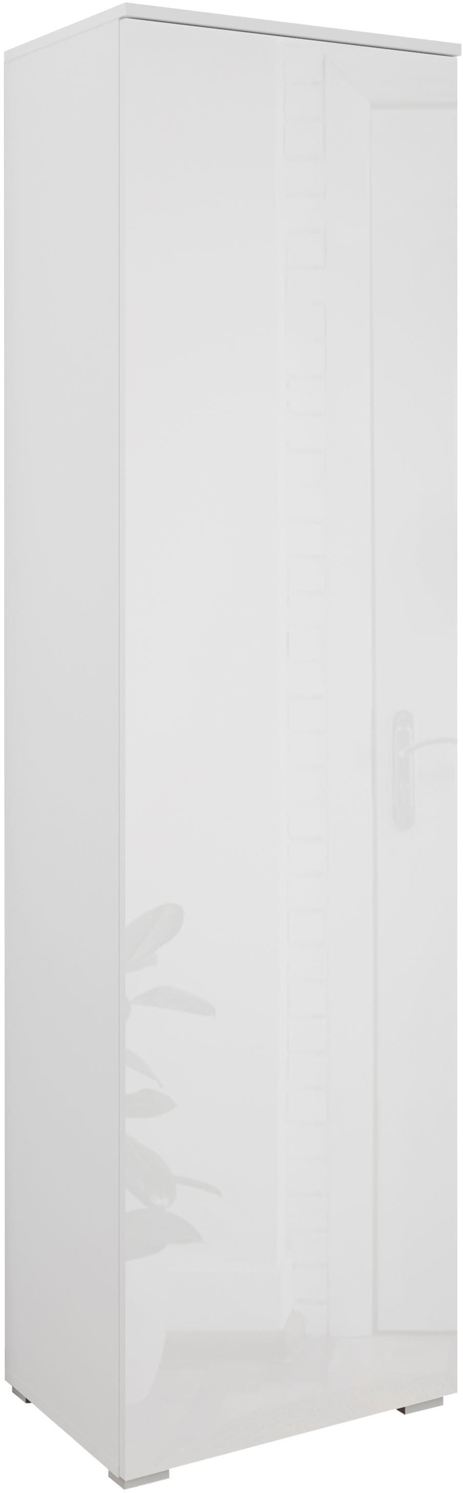 INOSIGN Schuhschrank »Paris, stehend oder hängend montierbar, Türanschlag wechselbar«, moderne Garderobenschrank Höhe 180cm, 6 geräumiger Fächer
