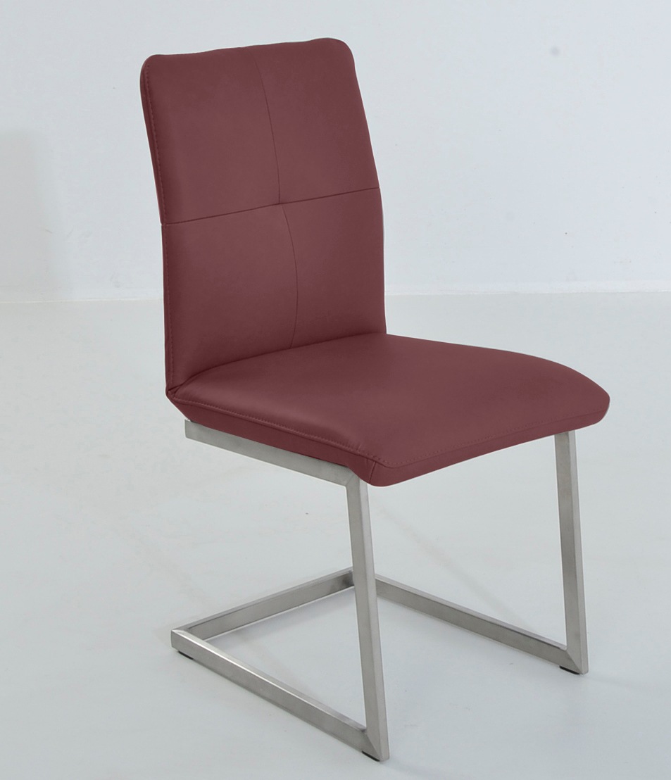K+W Komfort & Wohnen Freischwinger »6511«, Leder CLOUD, Freischwinger mit H günstig online kaufen