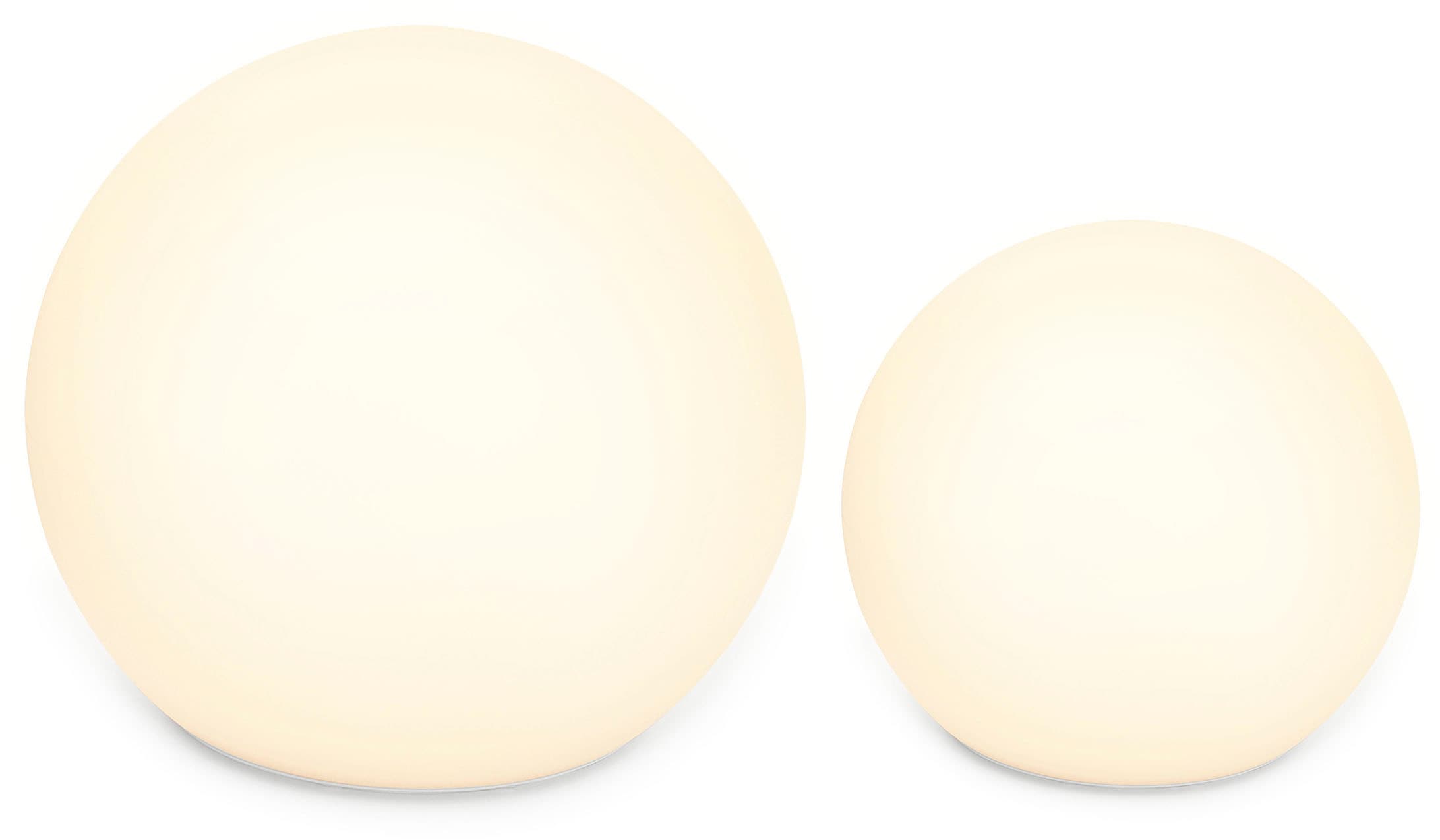 my home LED Solarleuchte »Orlaith, LED-Solar Kugelleuchten Ø 30 cm + Ø 40 cm«, Leuchtmittel LED-Modul | LED fest integriert, mit Erdspießen