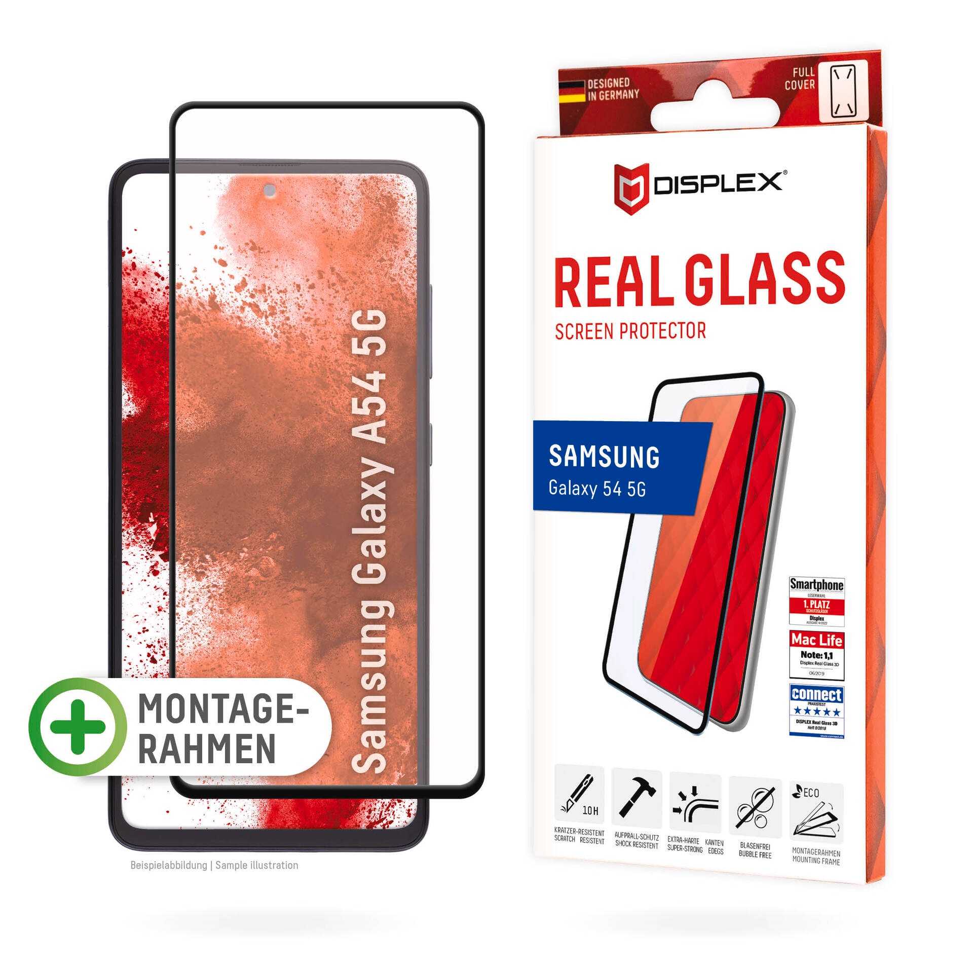 Displex Displayschutzfolie »Real Glass FC Samsung Galaxy A54 5G«