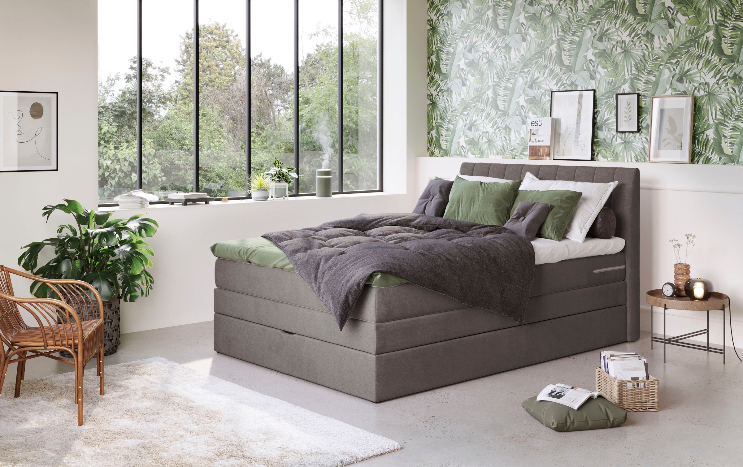 COTTA Boxspringbett »Shark inkl. Bettkasten und Topper«, erhältlich in den günstig online kaufen