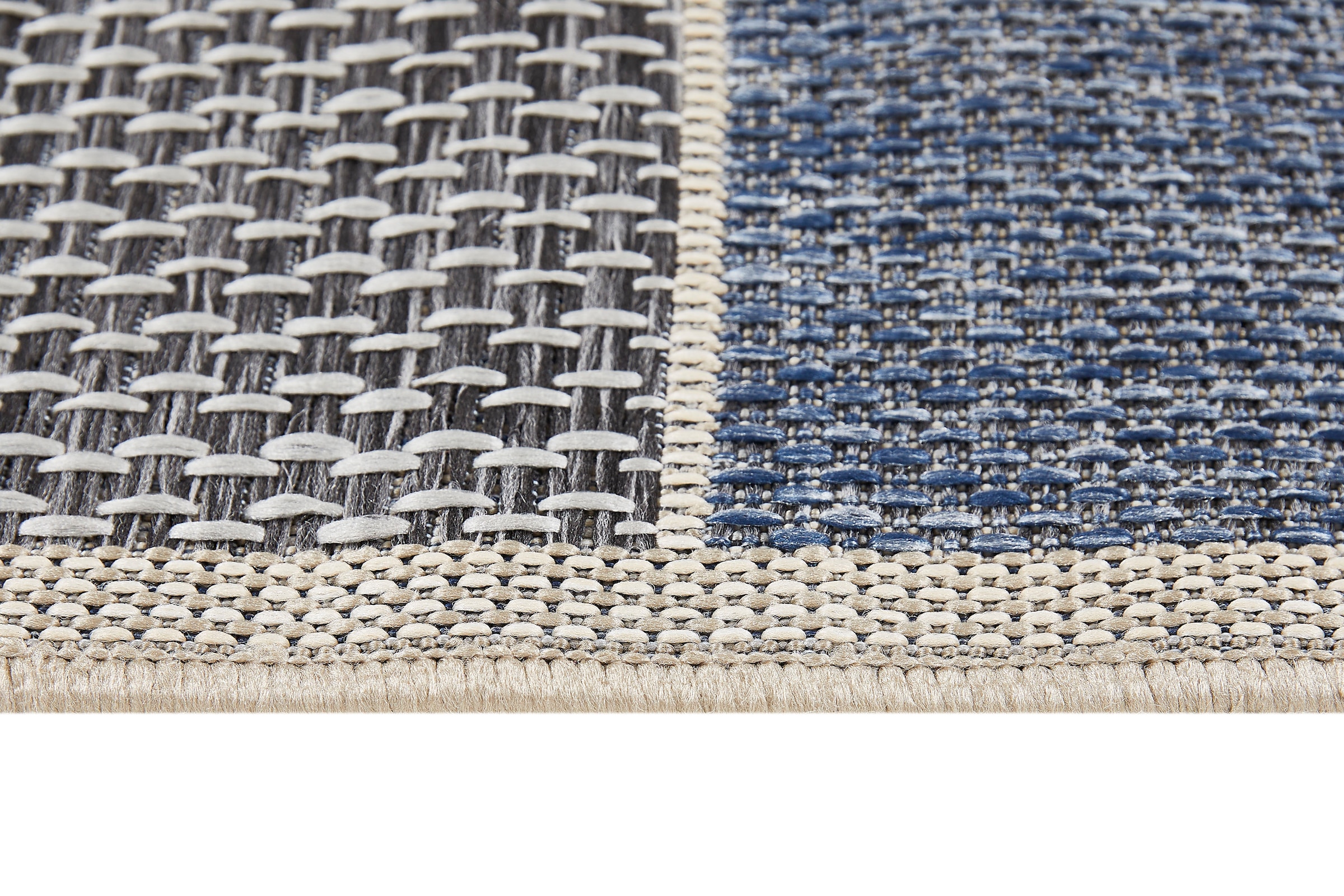 Andiamo Läufer »Clyde 2«, rechteckig, 5 mm Höhe, Flachgewebe, Patchwork Design, In- und Outdoor geeignet