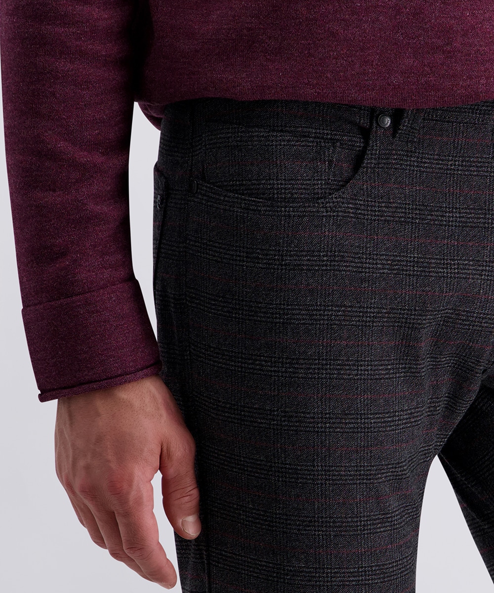 Pierre Cardin 5-Pocket-Hose »PC-Lyon«  fein gemusterst