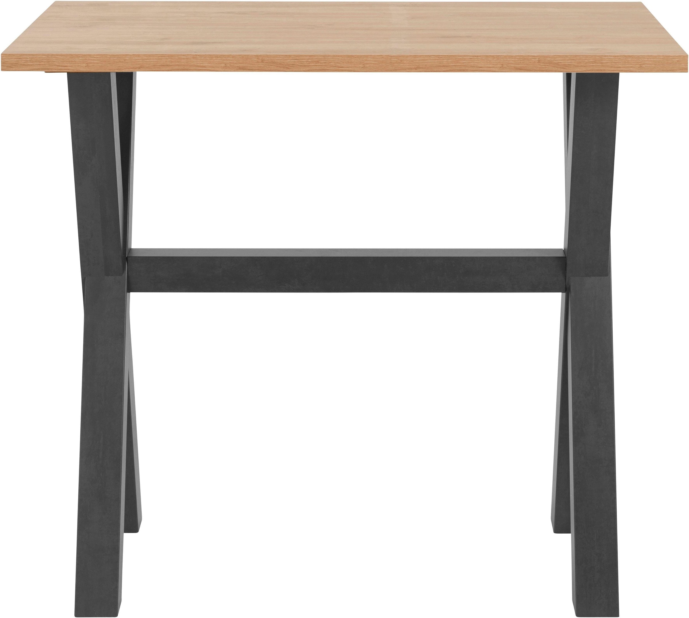 Mäusbacher Bartisch Gestell in X-Form (Breite 120, 140 oder 160 cm) günstig online kaufen