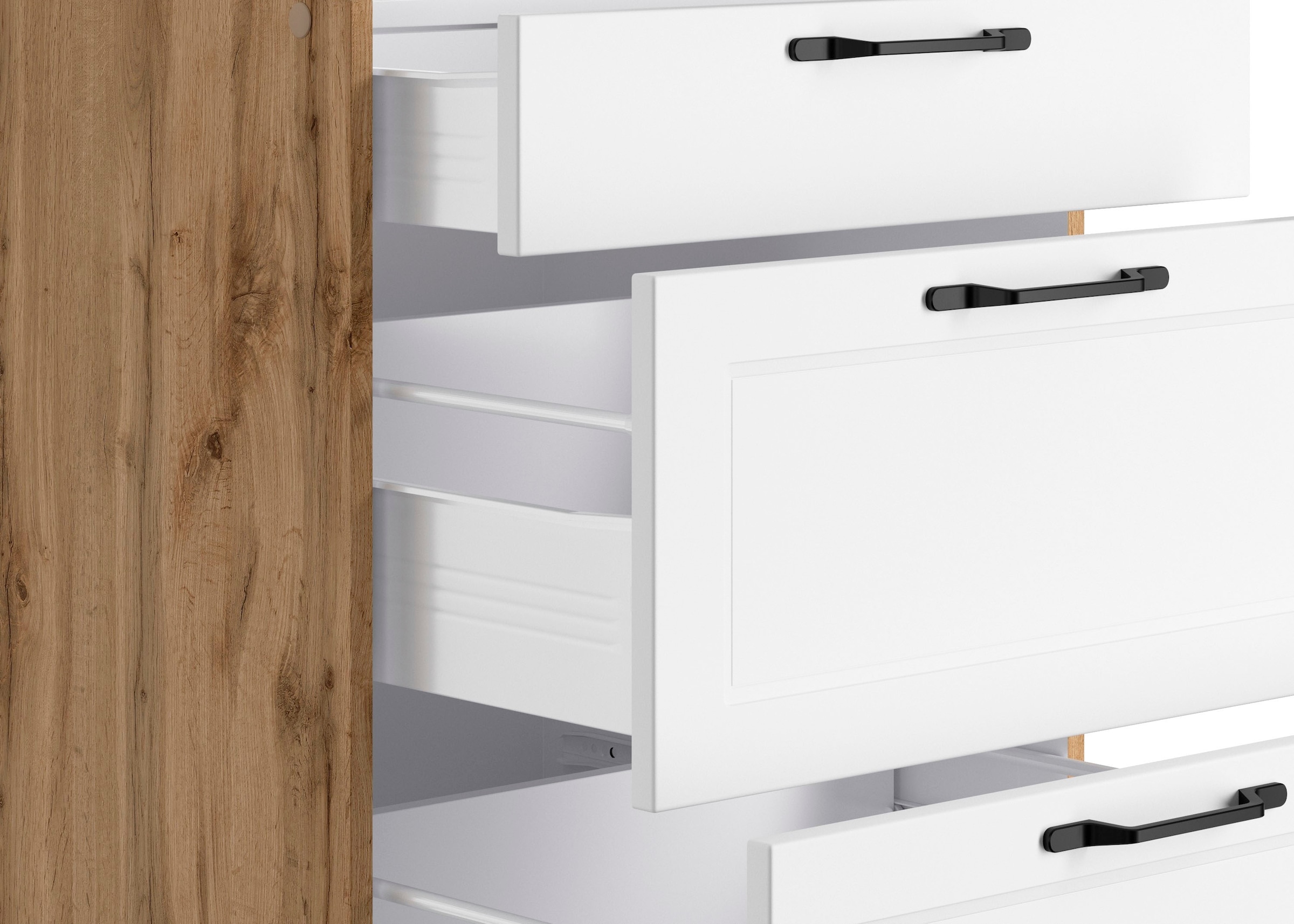 KOCHSTATION Küchenzeile »KS-Lana« 240 cm breit, wahlweise mit oder ohne E-Geräte