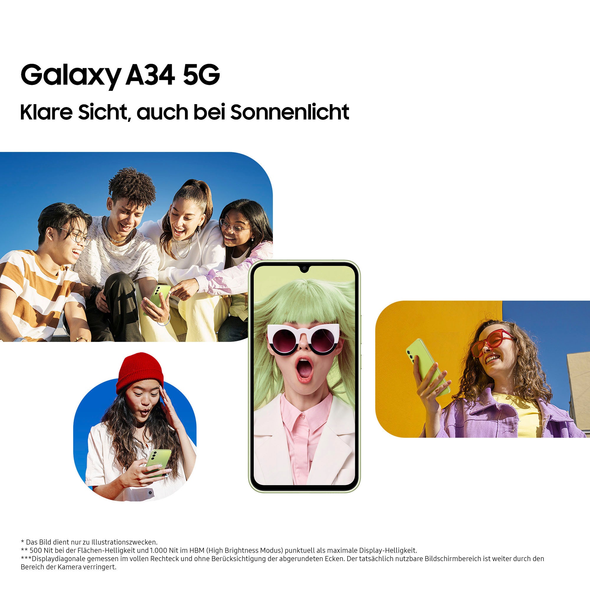 SAMSUNG Galaxy A34 5G, 256 GB, Awesome Violet