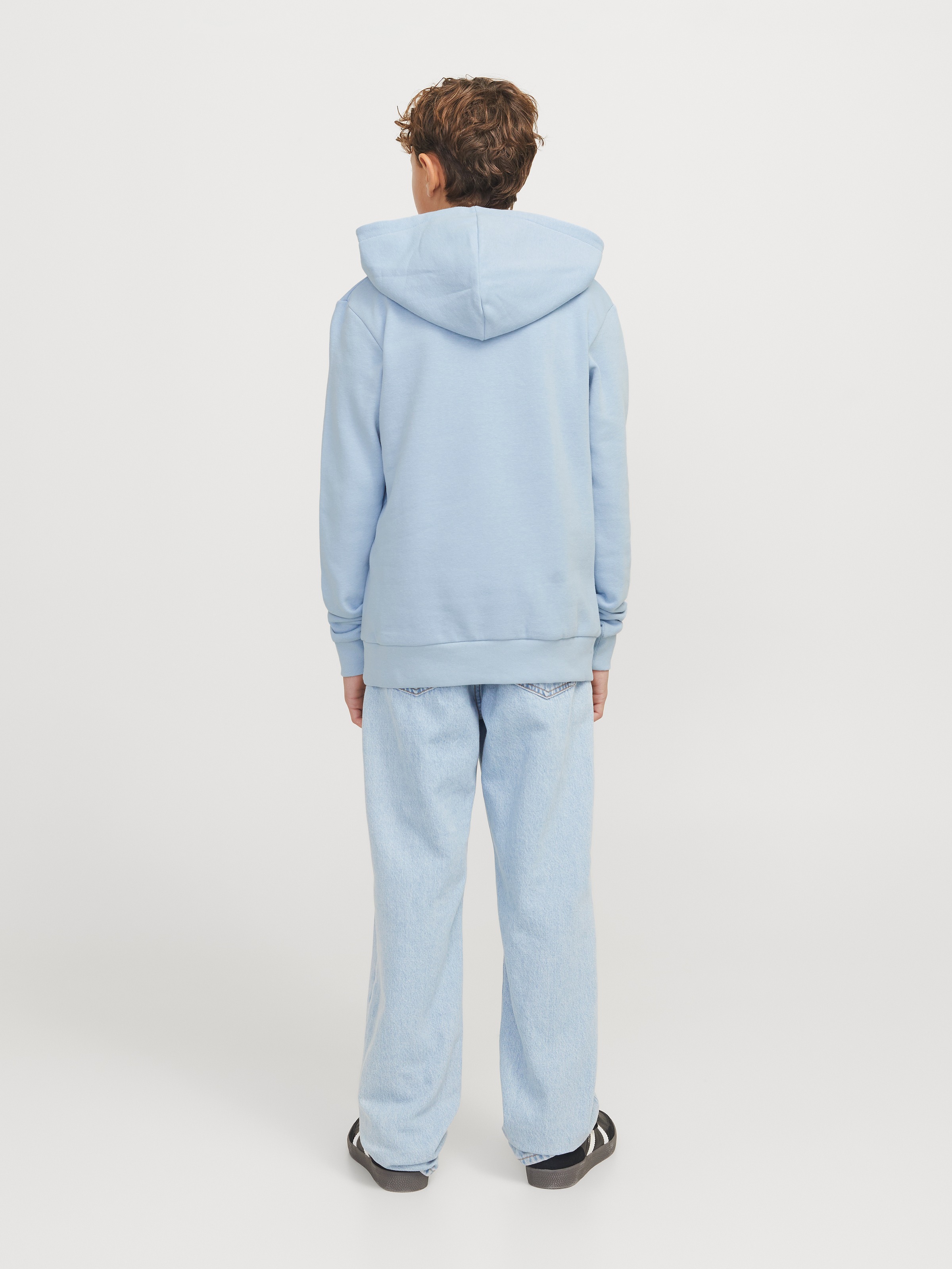 Jack & Jones Junior Kapuzensweatshirt »JJECALEB VARSITY SWEAT HOOD NOOS JNR«