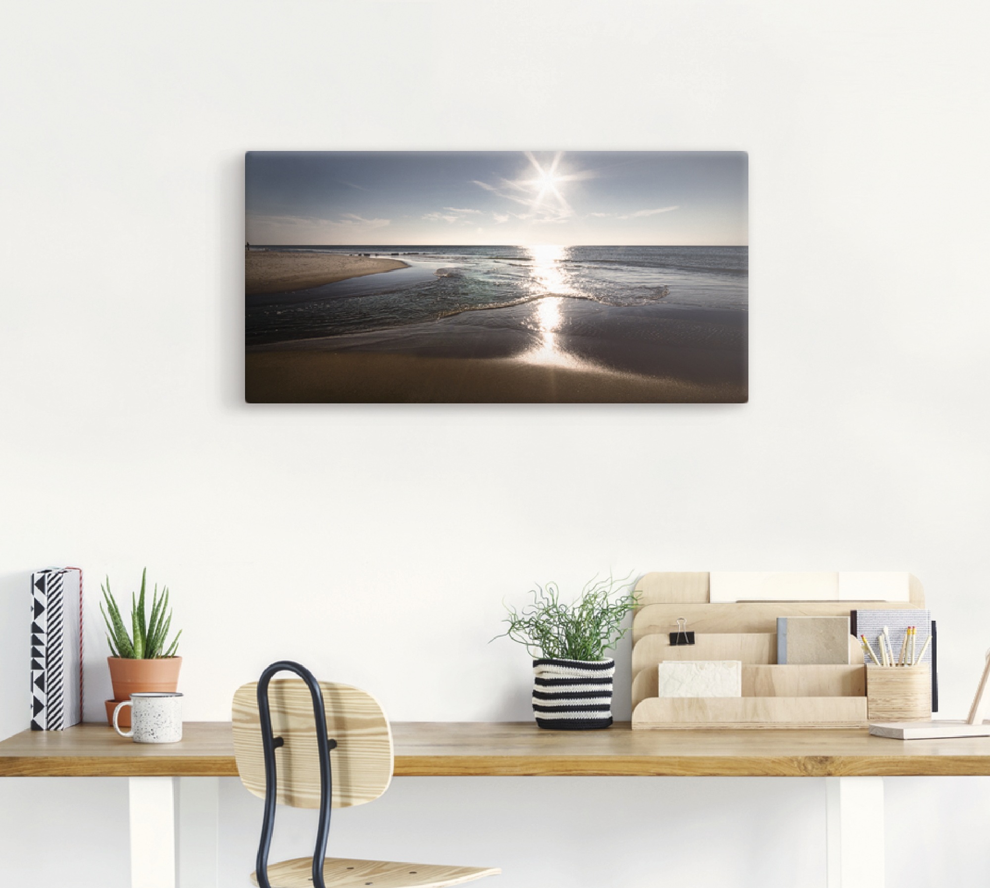 Artland Wandbild »Sylt IV«, Strand, (1 St.), als Leinwandbild, Poster, Wandaufkleber in verschied. Größen