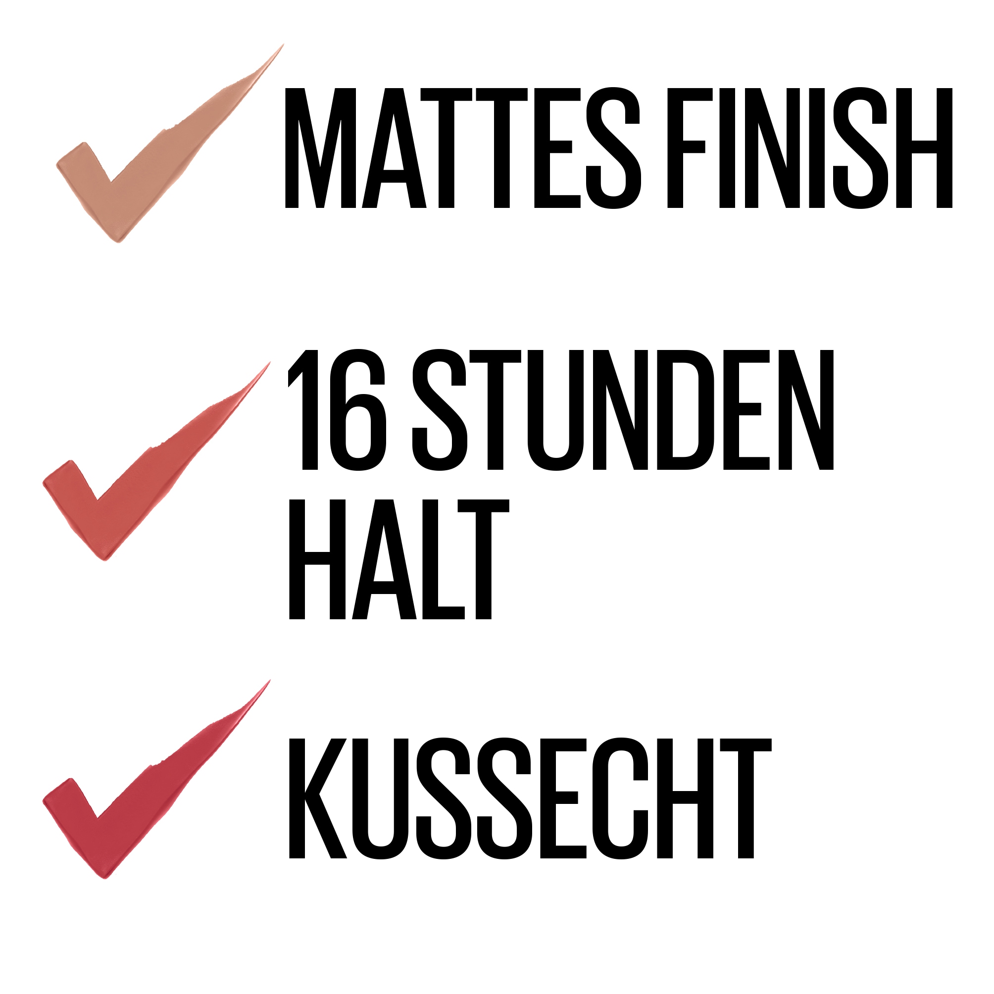 MAYBELLINE NEW YORK Lippenstift »SUPER STAY MATTE INK LIPPENSTIFT« mattes Finish und hält bis zu 16 Stunden