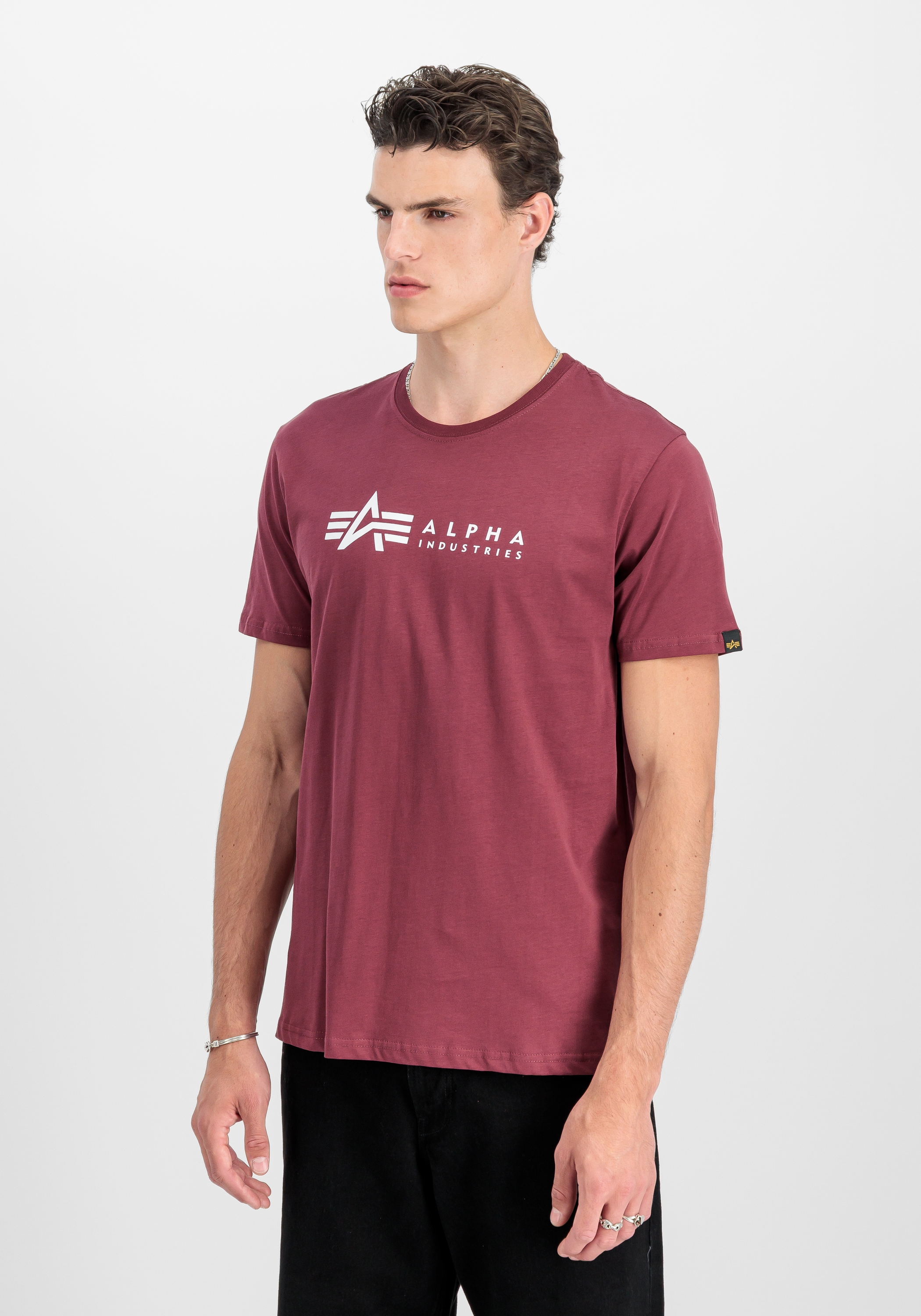 Alpha Industries T-Shirt »Alpha Industries Men - T-Shirts Alpha Label T-Shirt 2 Pack«