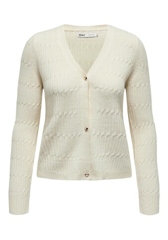 Strickjacke »ONLKATIA LS CABLE V-NECK CARDIGAN CC KNT«