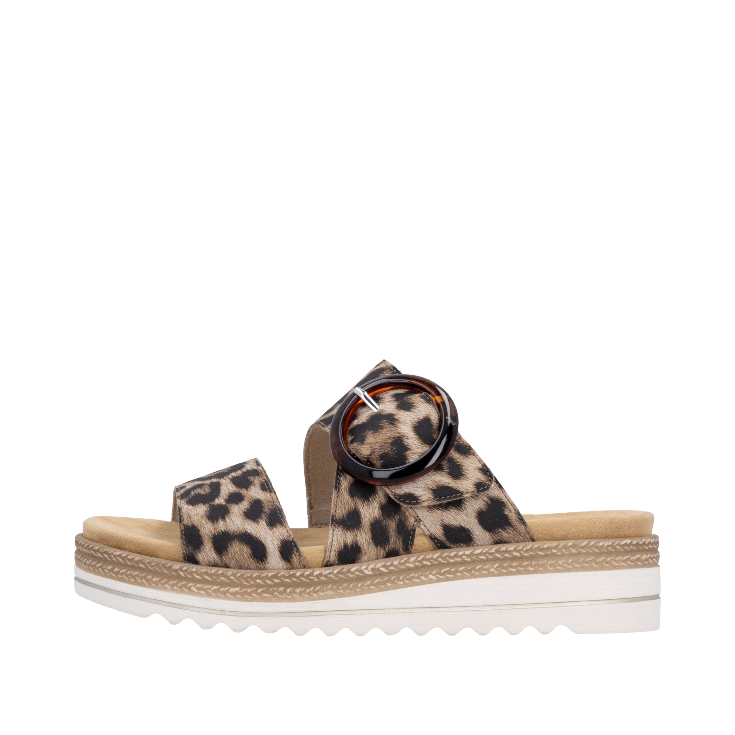 Remonte Keilpantolette  Schlupfschuh, Sommerschuh mit praktischem Klettverschluss