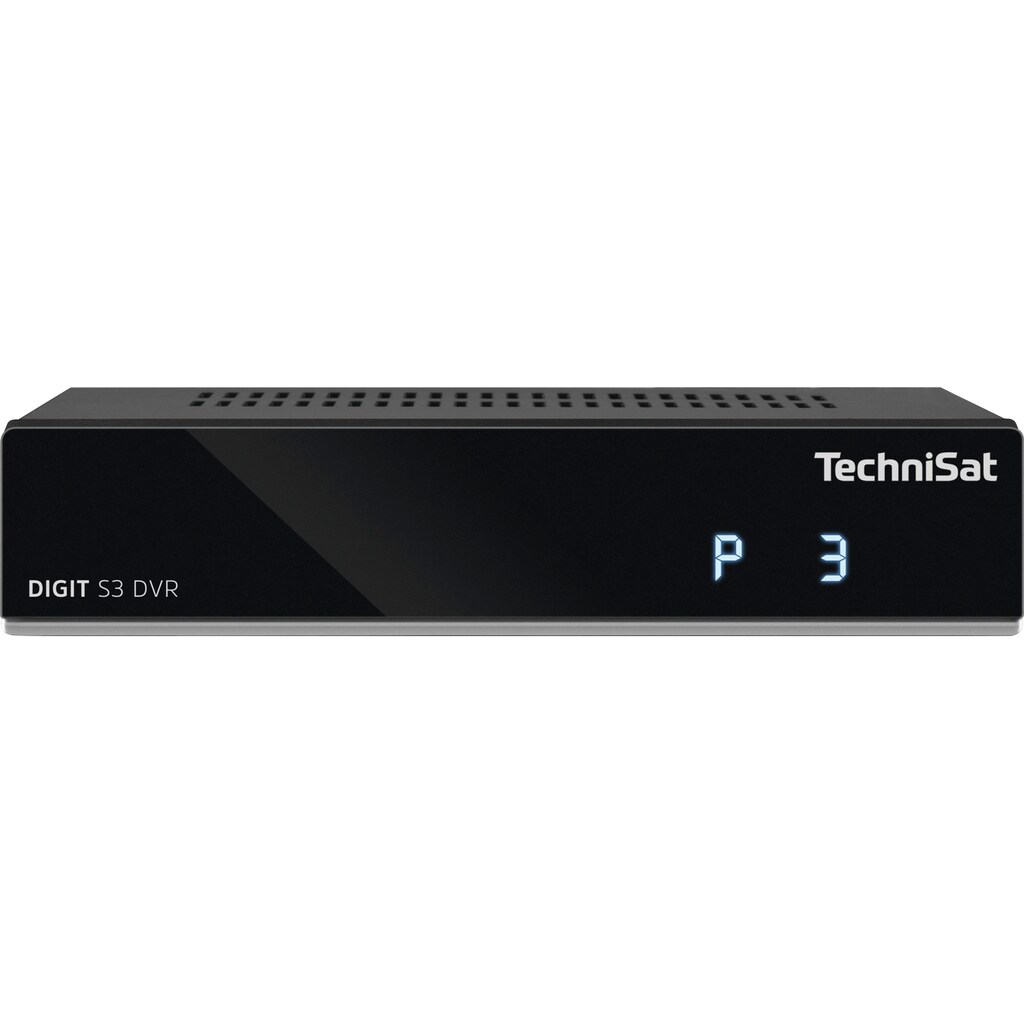 TechniSat Satellitenreceiver »DIGIT S3 DVR HD-«, (LAN (Ethernet) USB-Mediaplayer-Sleeptimer-Videotextuntertitel-Time-Shift), mit PVR Aufnahmefunktion über USB, HDMI