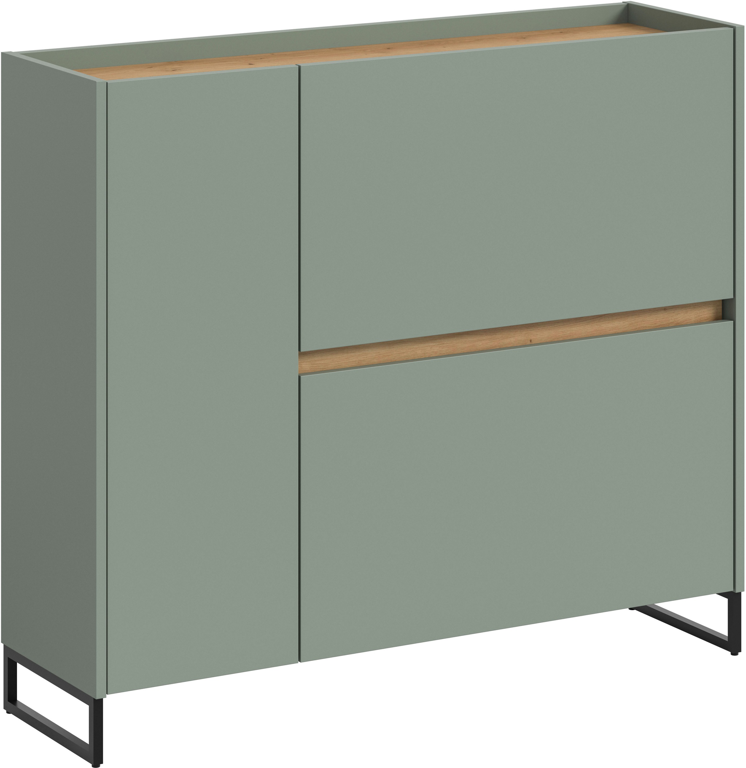 INOSIGN Schuhschrank »EVRID, Breite 110cm, 1 Tür, 2 Schuhwalzen, inkl. Meta günstig online kaufen