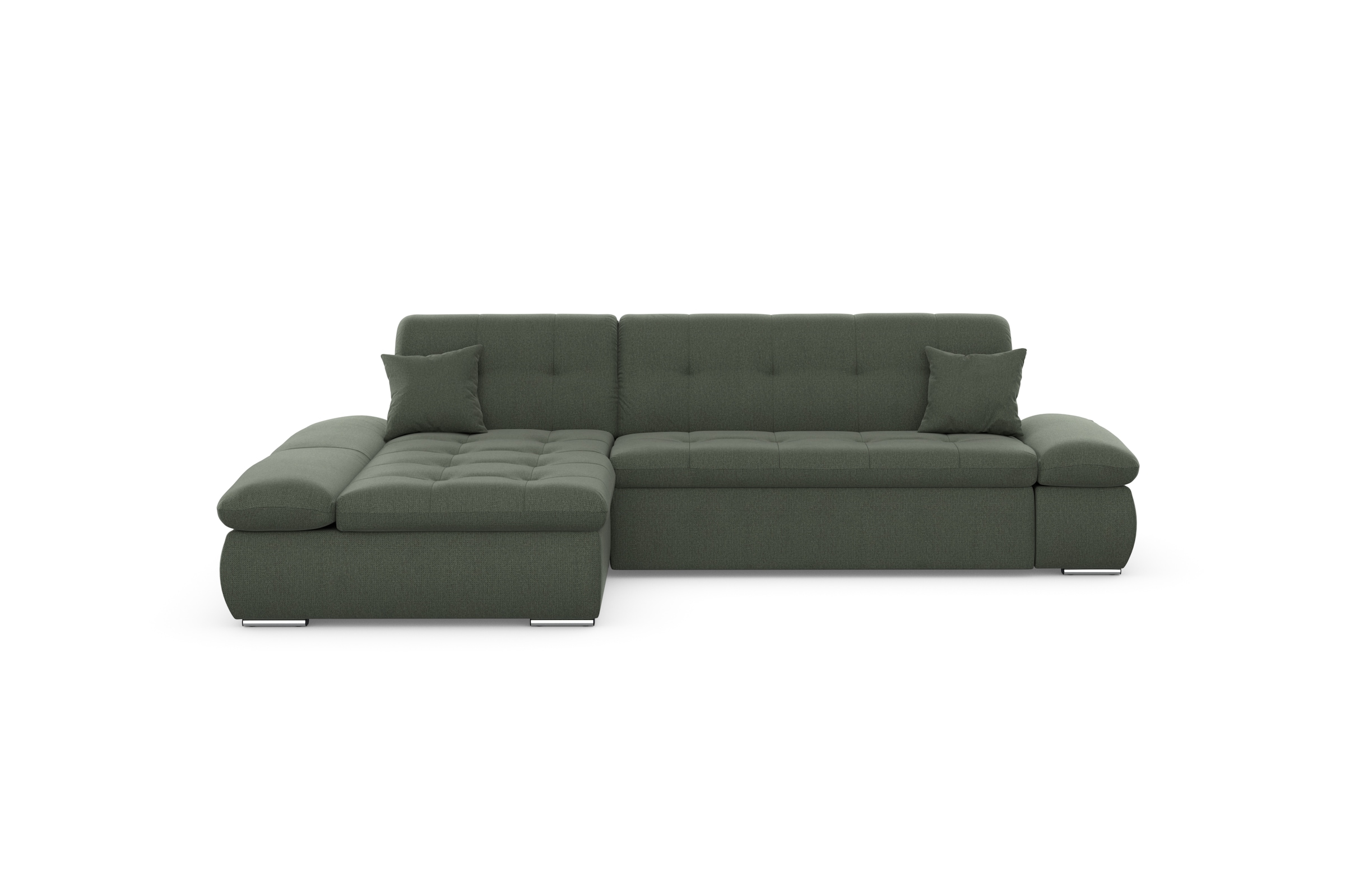 DOMO collection Ecksofa »Moric B/T/H 300/172/80 cm, auch in Cord, L-Form«, XXL-Format, wahlweise auch mit Bettfunktion und Armverstellung