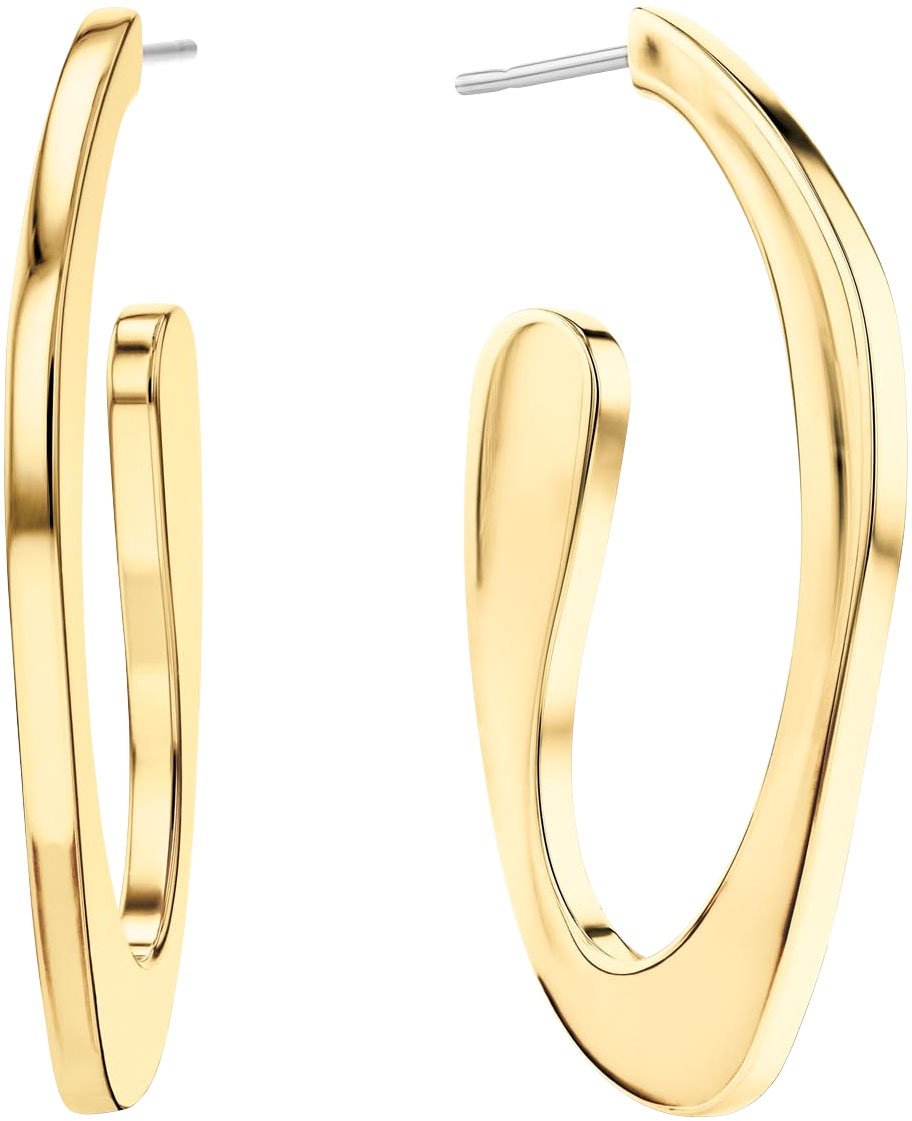 Calvin Klein Paar Creolen »HARMONIOUS CONNECTION, 35000688, 35000689«, mit Glasstein