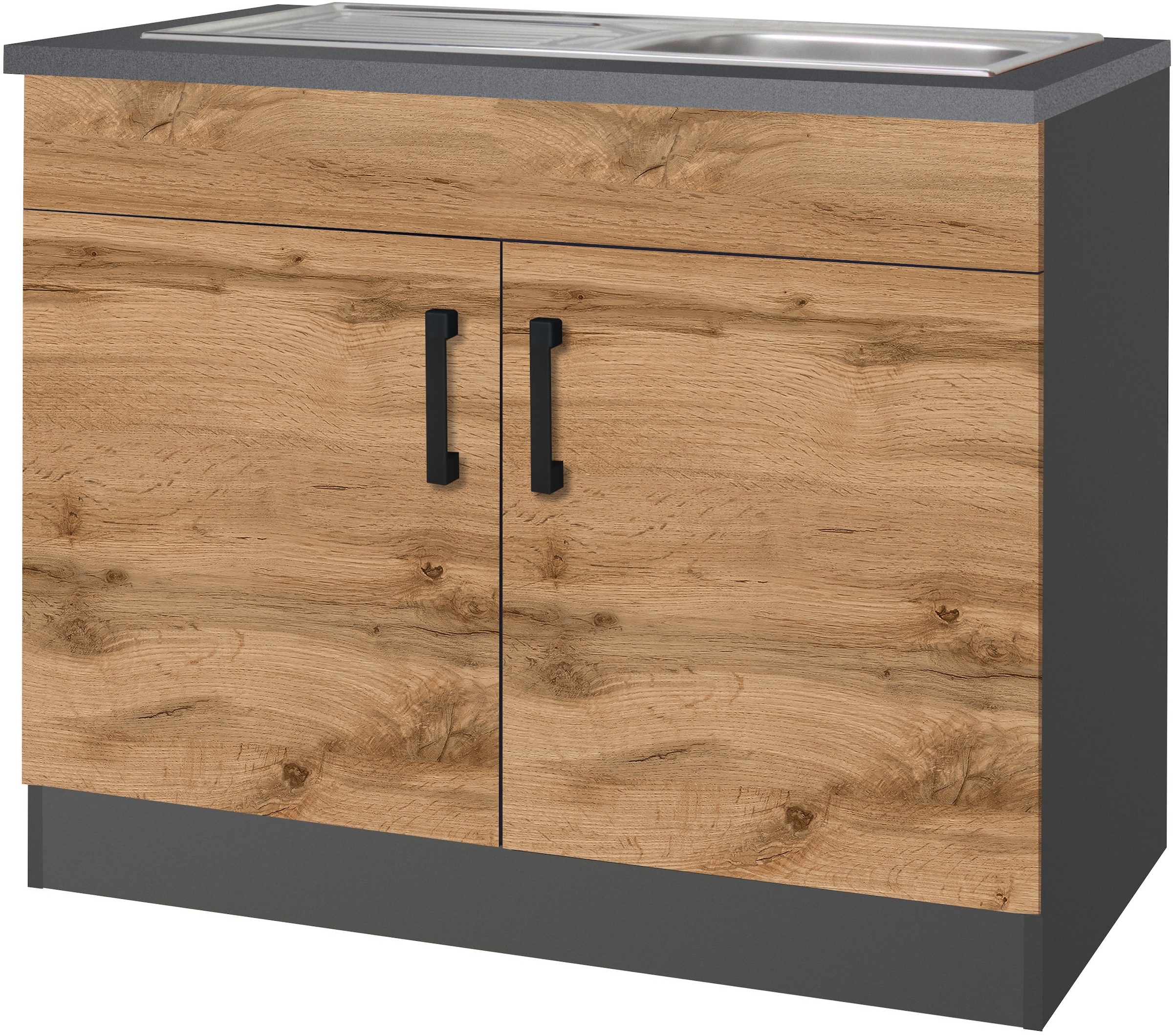 KOCHSTATION Spülenschrank »KS-Toronto, Breite 100 cm«