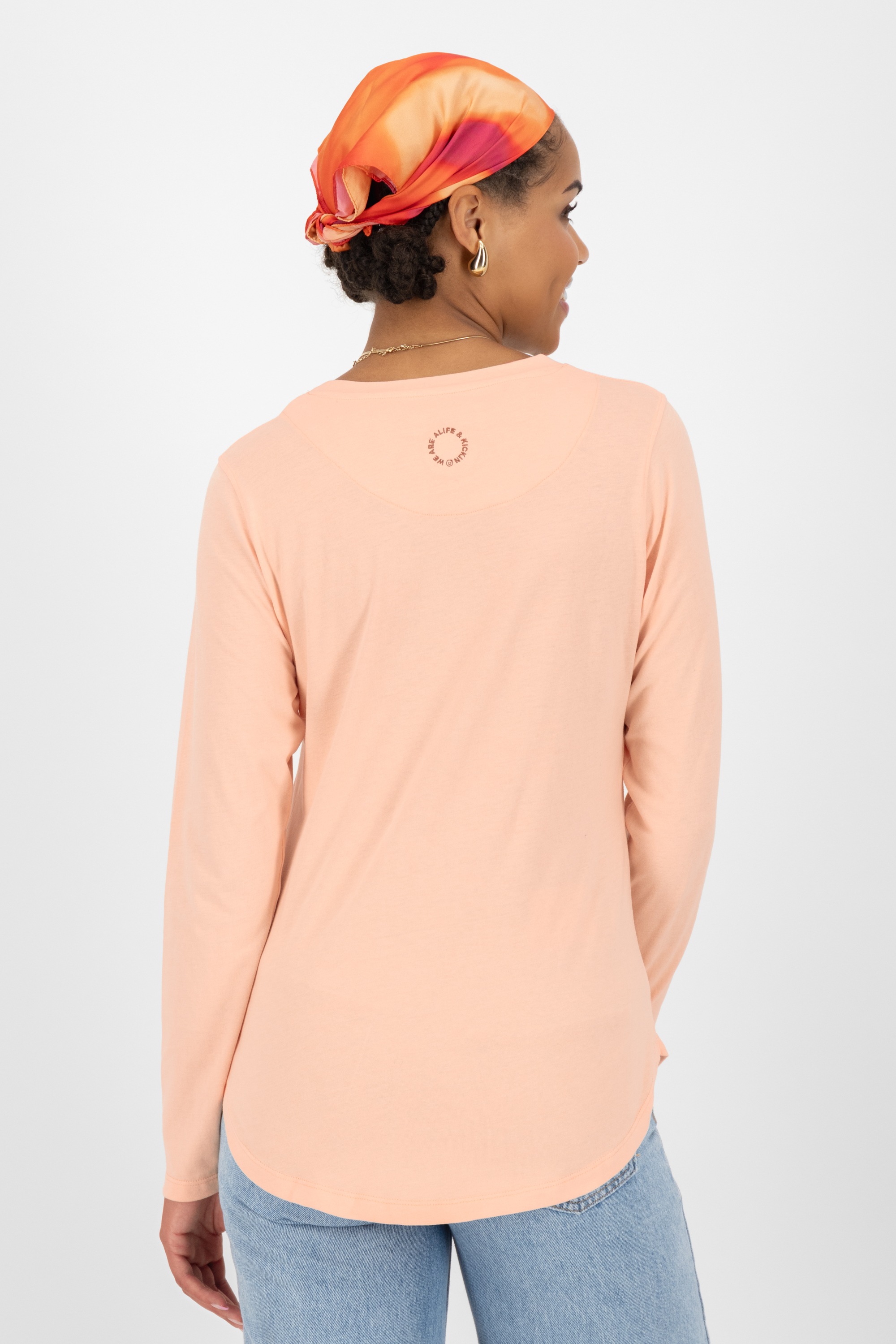 Alife & Kickin Langarmshirt »Damen LeaAK A«, Figurnah geschnittenes Longsleeve Shirt mit Rundhalsausschnitt