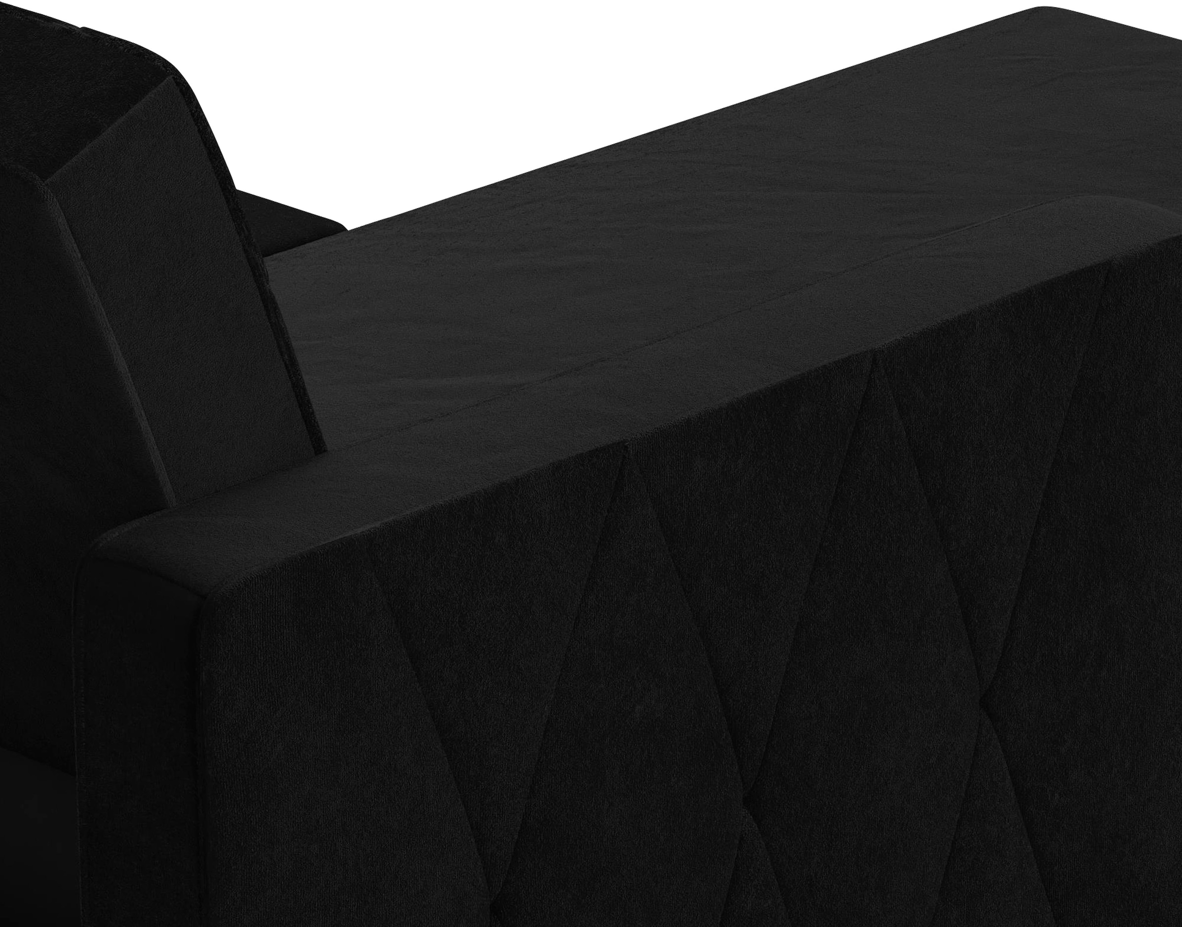 Cosmo Living Ecksofa »Liberty«, mit Schlafffunktion, Recamiere mit Stauraum beidseitig montierbar