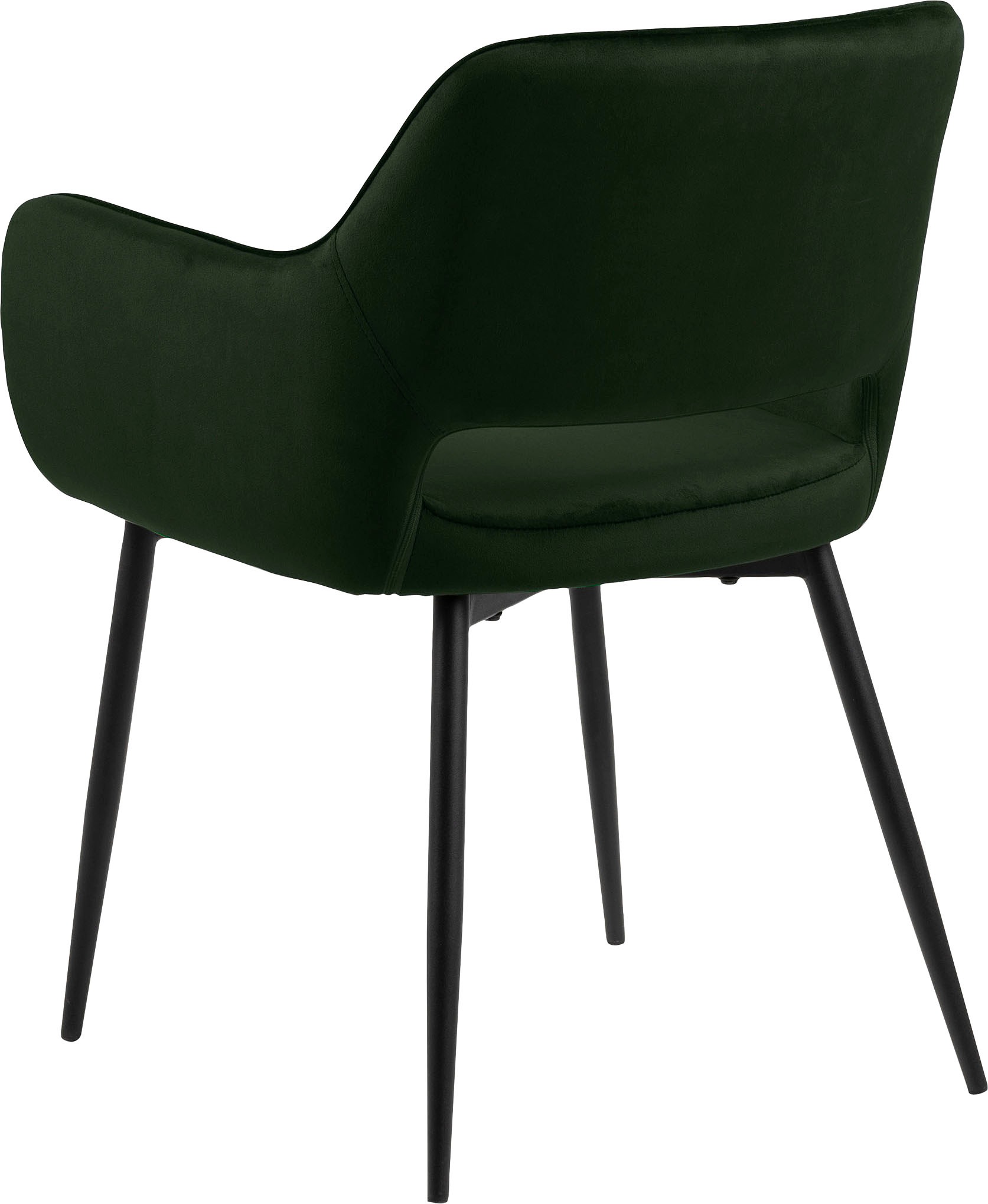 ACTONA GROUP Esszimmerstuhl »Ranja Polsterstuhl«, Samtstoff, 2er Set, Metallbeine und Armlehnen, Sitzhöhe 47 cm
