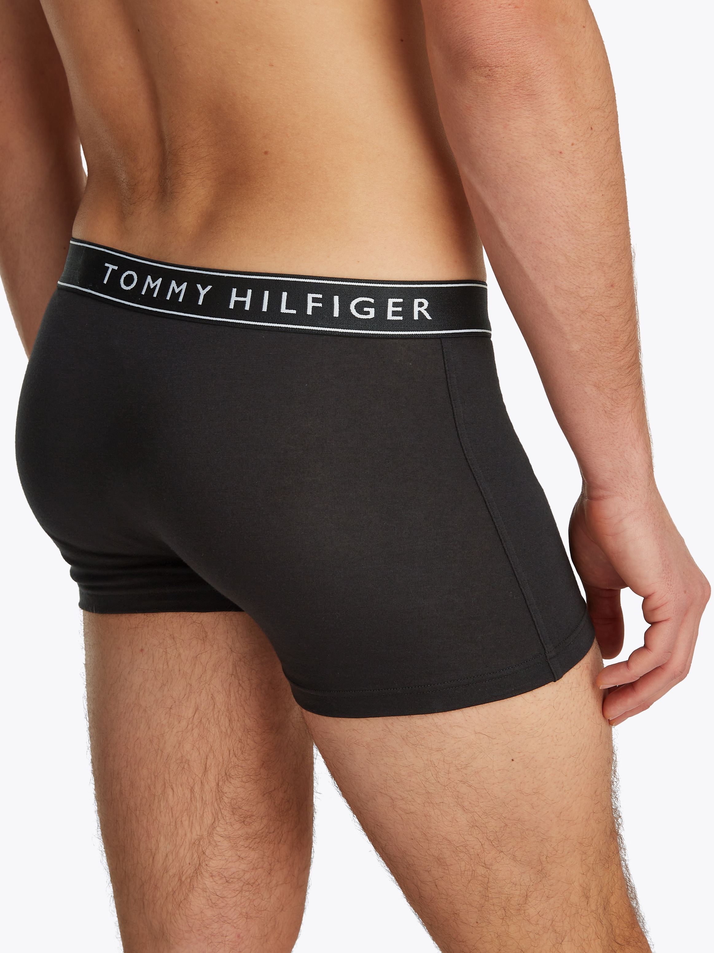 Tommy Hilfiger Underwear Trunk »3P TRUNK DTM«, (Packung, 3 St., 3er), mit Logobund