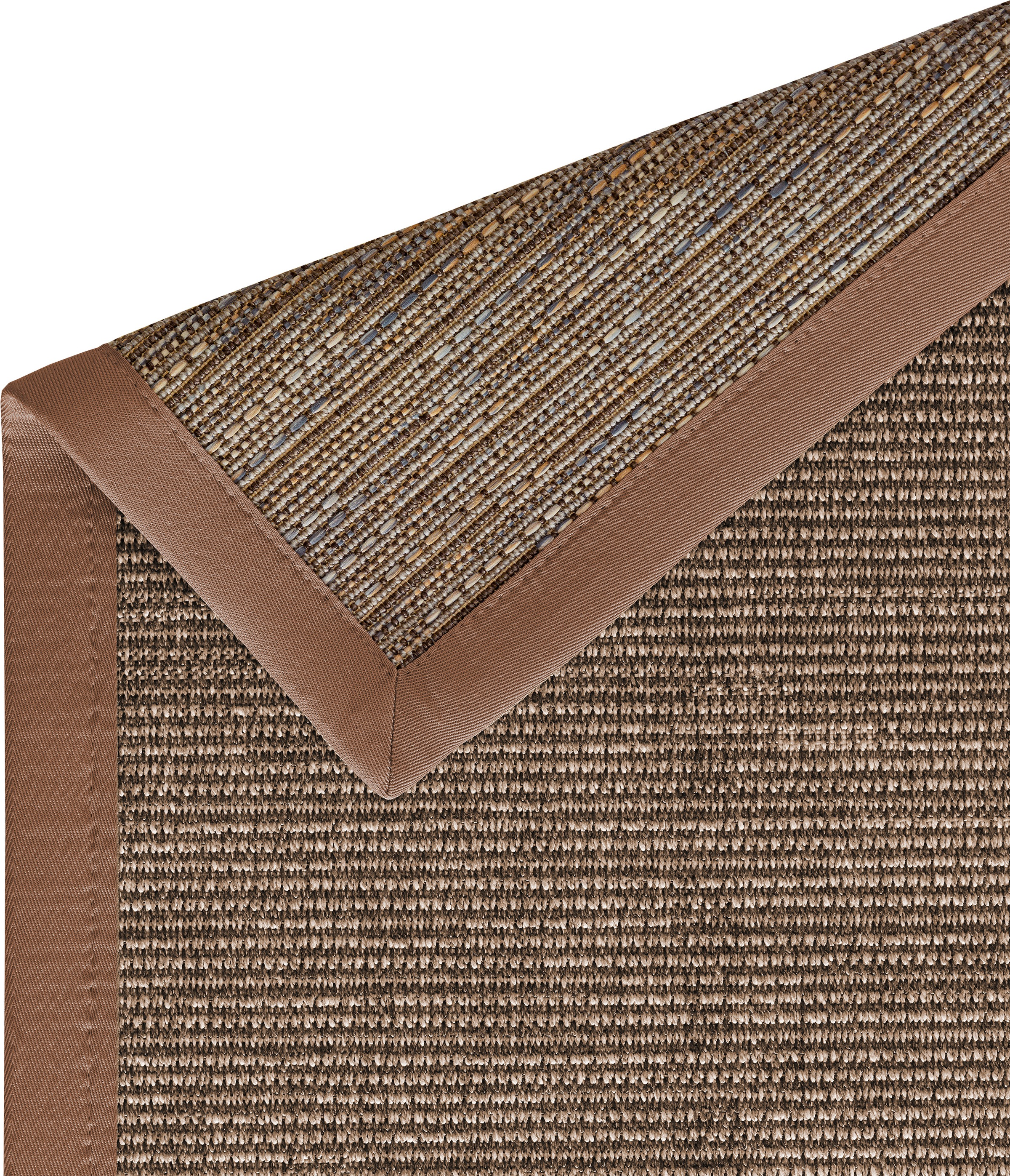 Dekowe Teppich »Naturino Effekt«, rechteckig, 8 mm Höhe, Flachgewebe, Sisal-Optik, mit Bordüre, In- und Outdoor geeignet