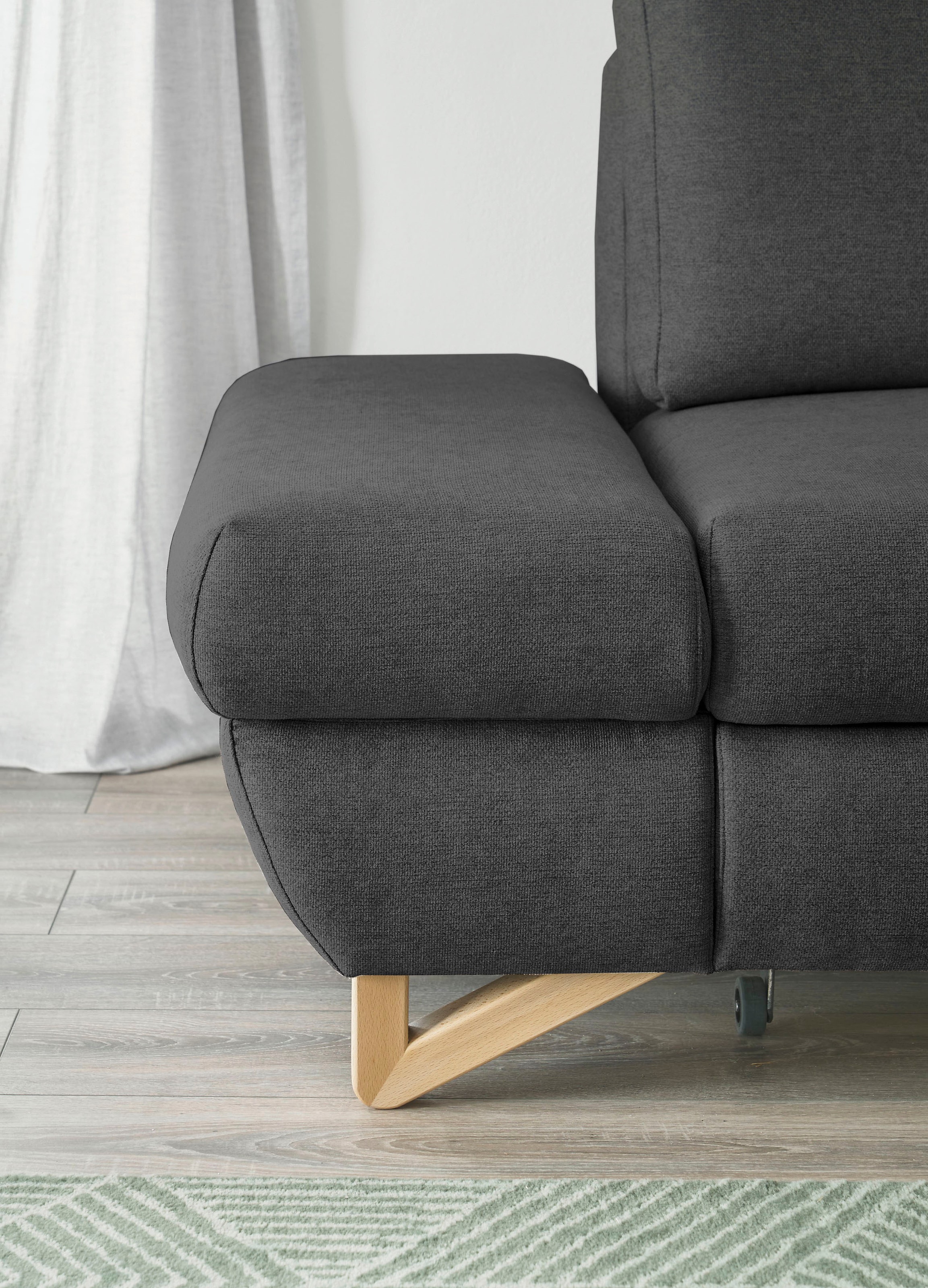 INOSIGN Ecksofa »City/Giron, L-Form,«, verstellbare Armlehnen mit Rasterfunktion