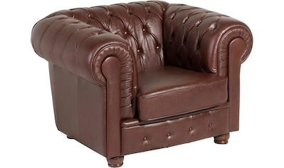 Max Winzer® Sessel »Bristol«, mit edler Knopfheftung, Breite 110 cm kaufen