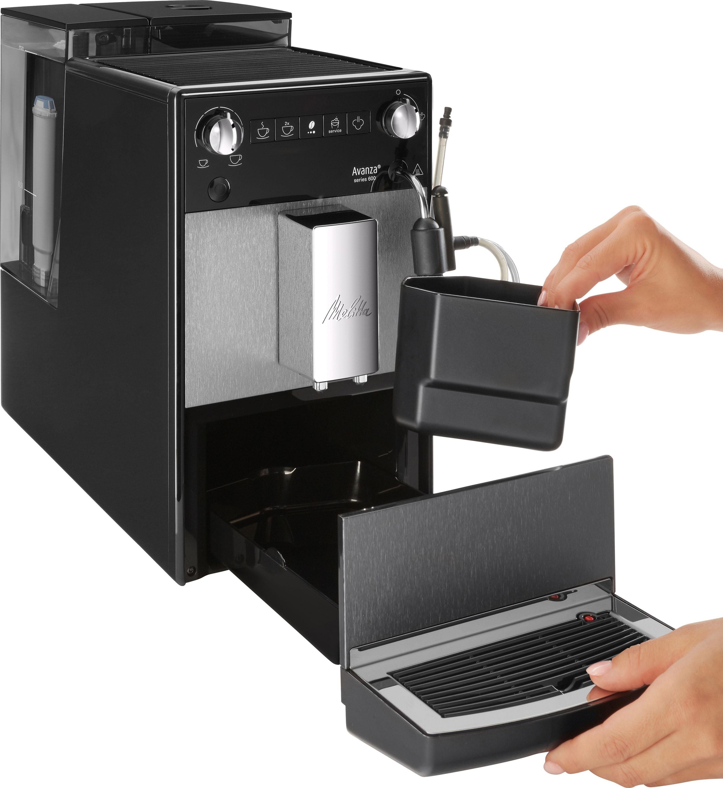 10. Bild von Melitta Kaffeevollautomat »Avanza® F270-100 Mystic Titan«, Kompakt, aber XL Wassertank & XL Bohnenbehälter, Milchschaum-System