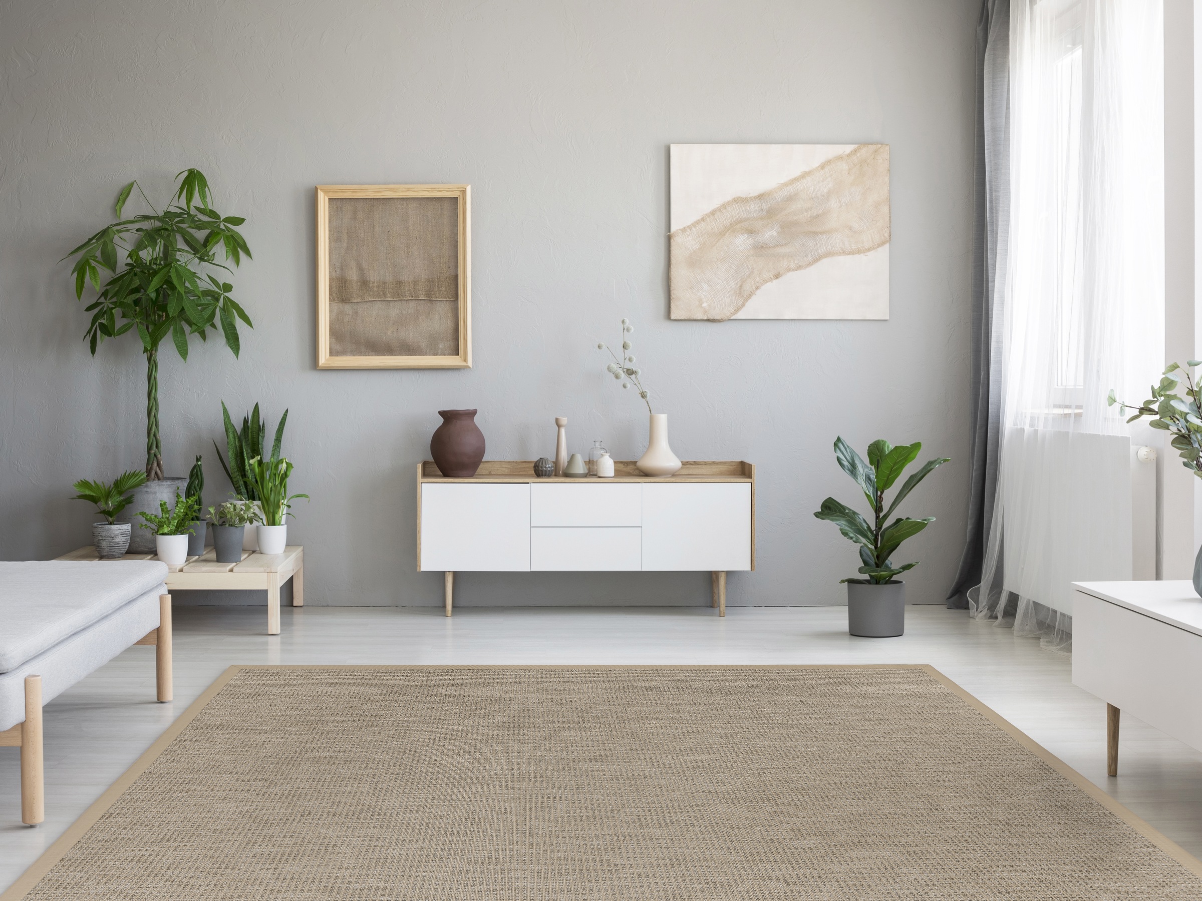 Dekowe Teppich »Basic S2 Rustic«, rechteckig, 10 mm Höhe, meliert, Sisalopt günstig online kaufen