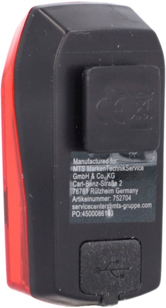 FISCHER Fahrrad Fahrrad-Rücklicht »Akku-Rücklicht “Basic STOP”«