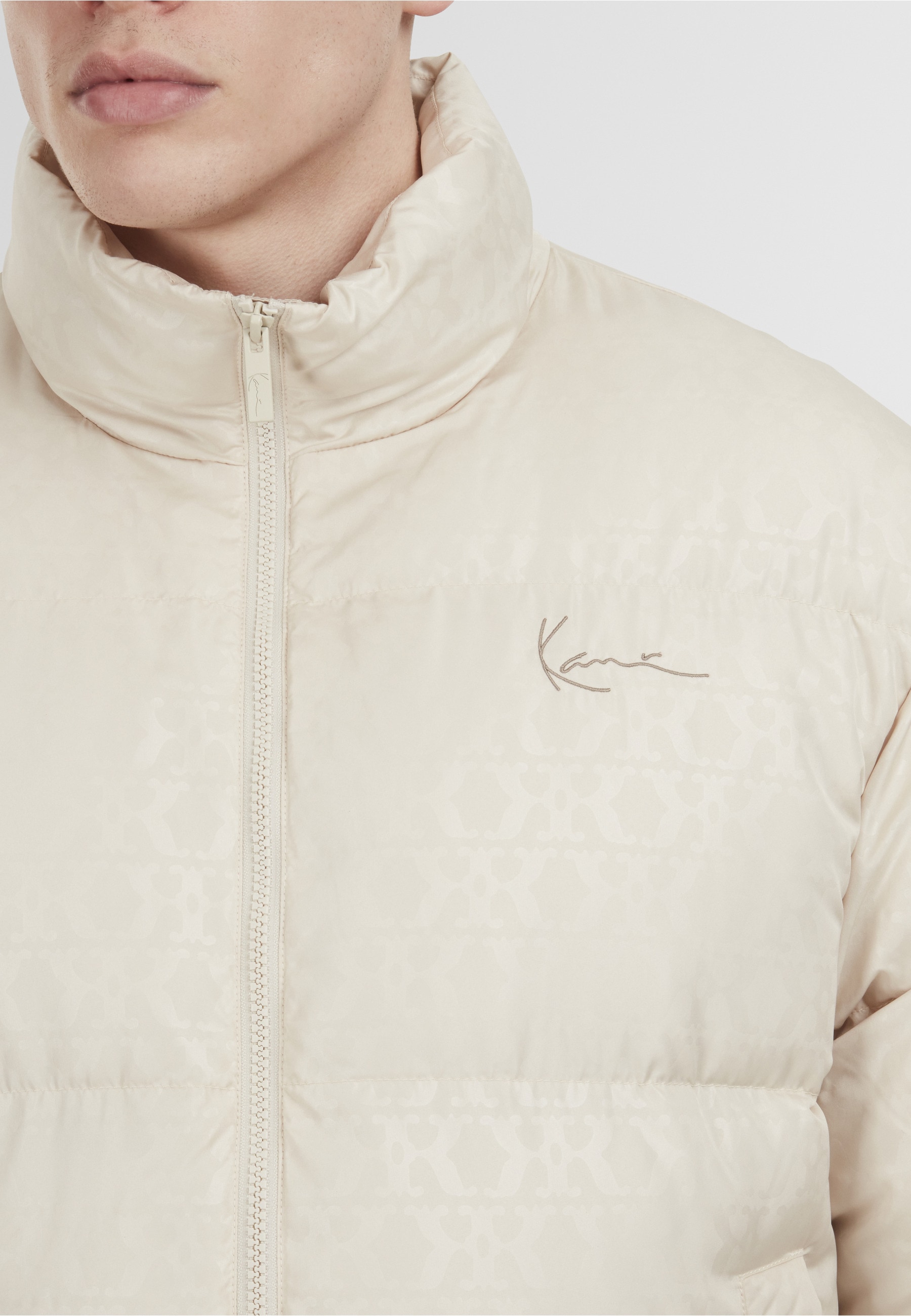 Karl Kani Winterjacke »Karl Kani Aop Signature Puffer Jacket« 1 Stk. tlg. ohne Kapuze