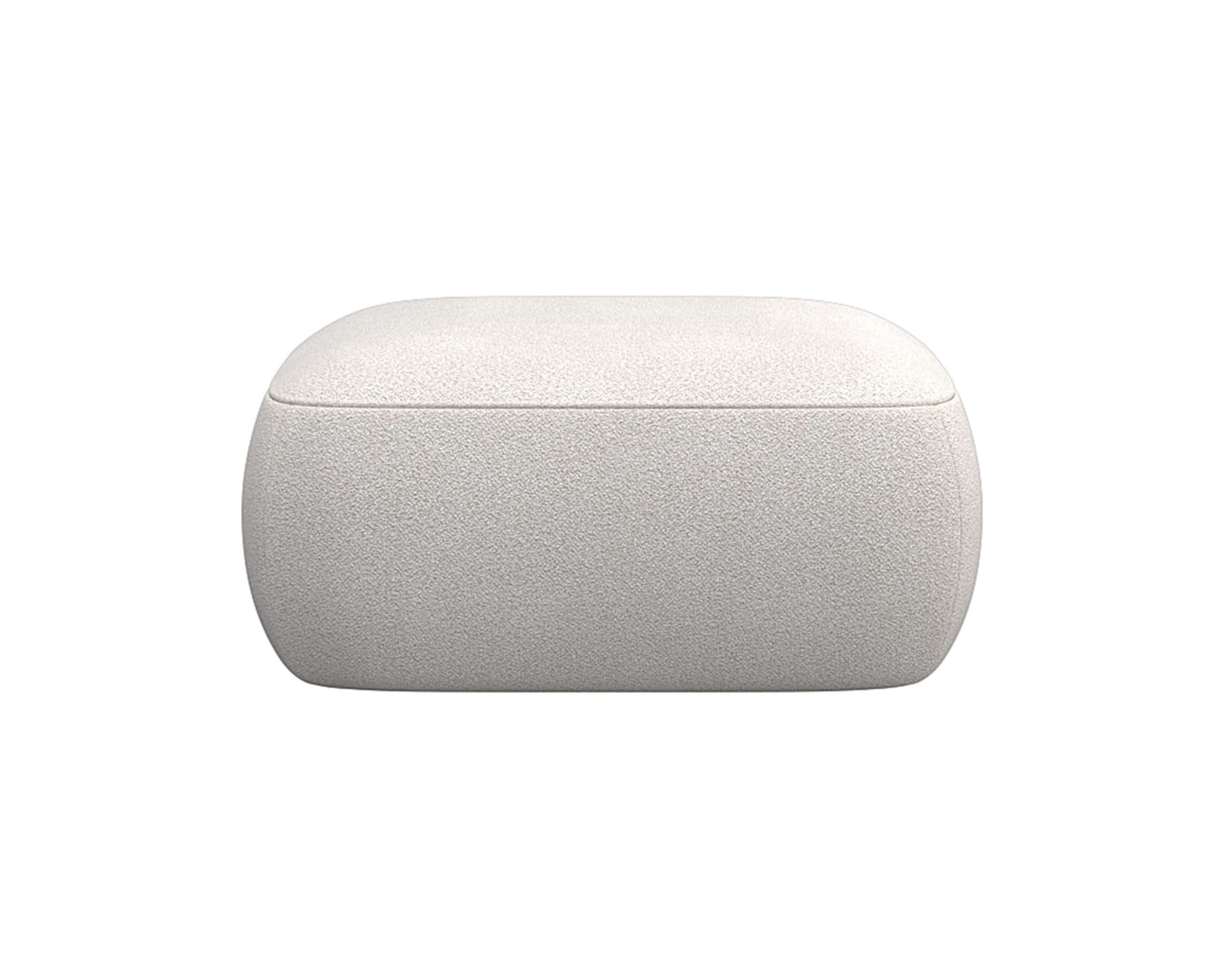 FLEXLUX Pouf »Torino, rund, bodennah, Sitzhocker, Polsterhocker«, Modernes, günstig online kaufen