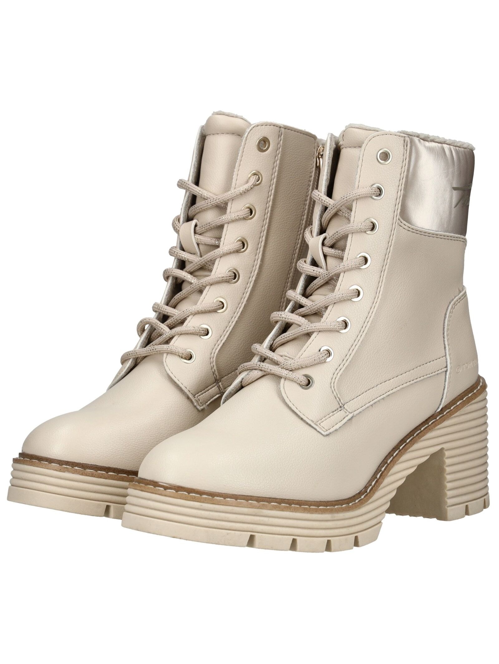 TOM TAILOR Stiefelette »Tom Tailor Stiefelette Lederimitat/Textil«