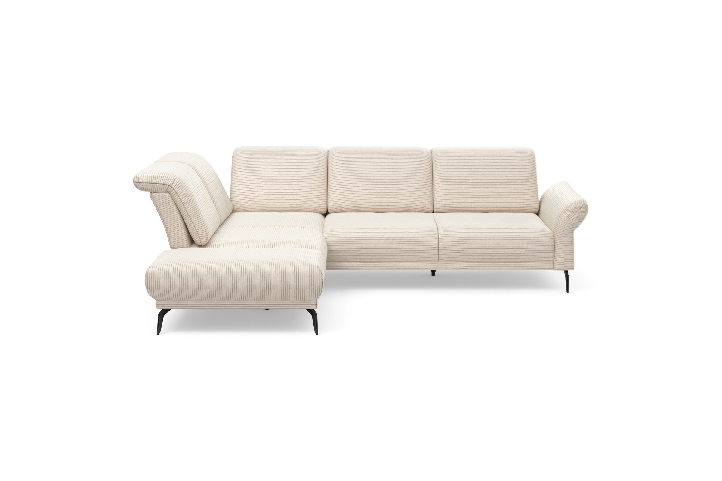 Home affaire Ecksofa »Coco L-Form« Sitztiefen-, Arm- und Kopfteilverstellun günstig online kaufen