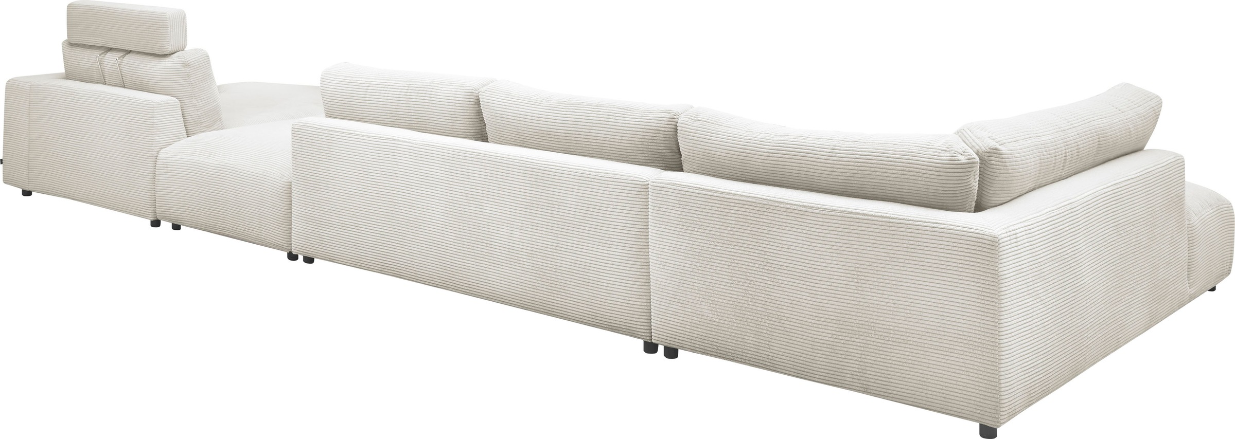 Musterring Wohnlandschaft »Lucia U-Form«, Cord-Bezug, inklusive Kopfstütze, Gesamtbreite 524 cm