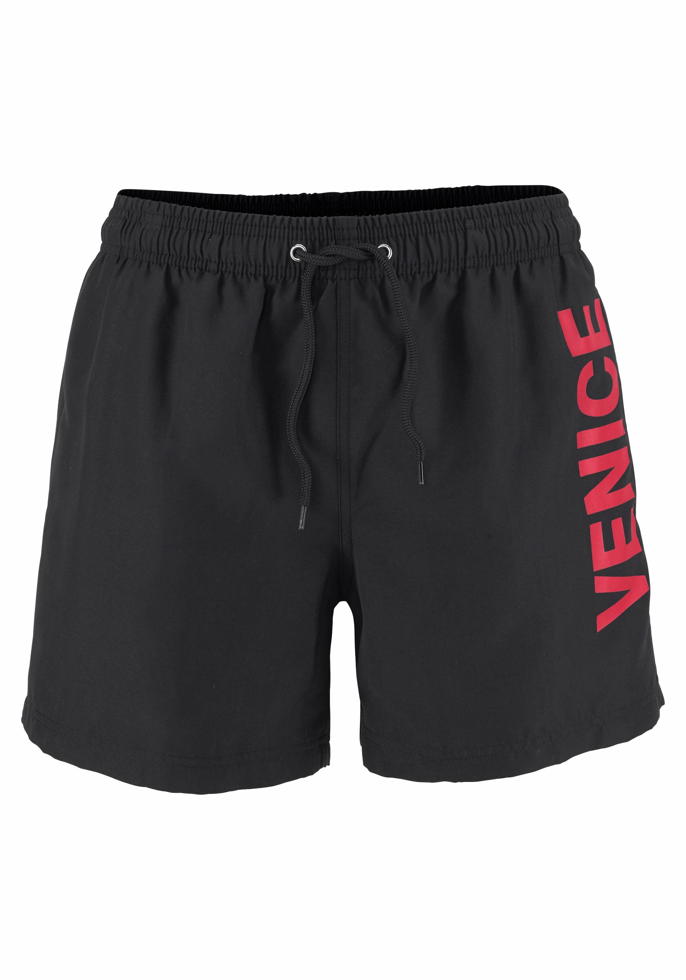 Venice Beach Badeshorts, mit Logodruck