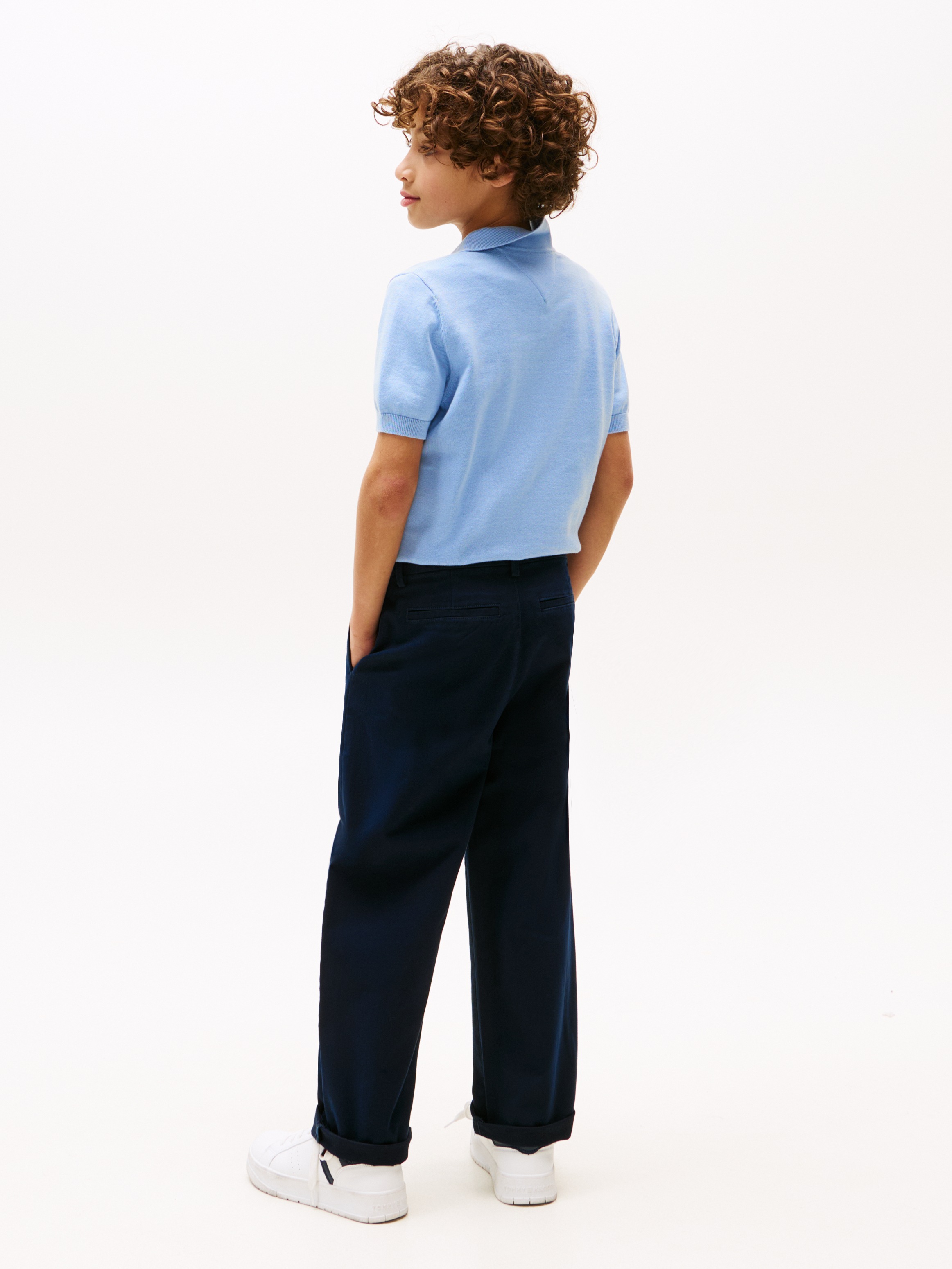 Tommy Hilfiger Chinohose »PLEATED CHINO PANT«, für Kinder bis 16 Jahre, mit Bundfalten